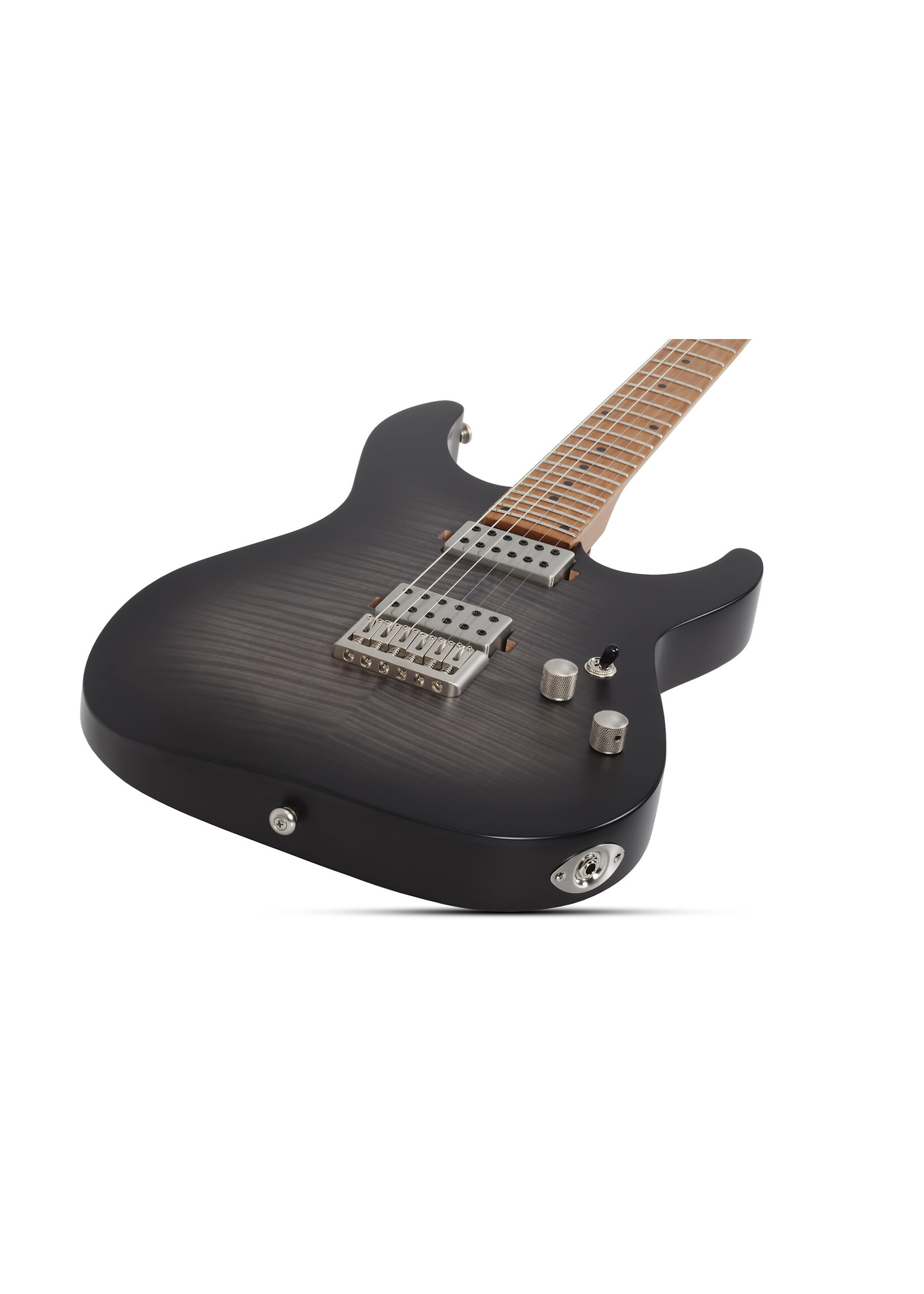 Schecter Schecter 3936 C-1 Standard Plus Electric Guitar, Transparent Black Burst