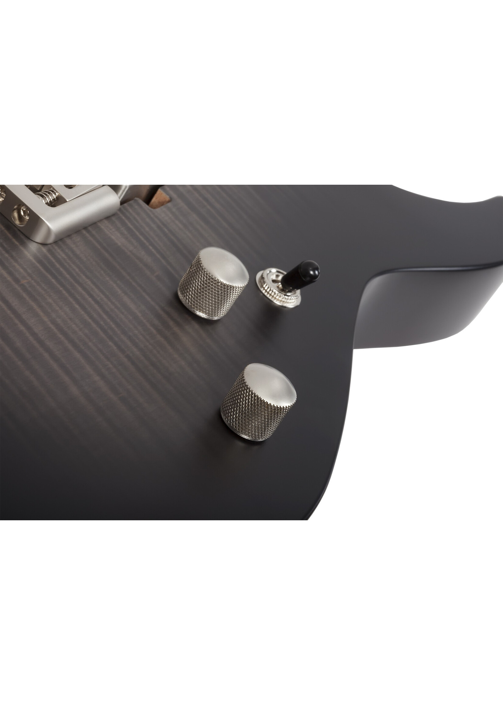 Schecter Schecter 3936 C-1 Standard Plus Electric Guitar, Transparent Black Burst