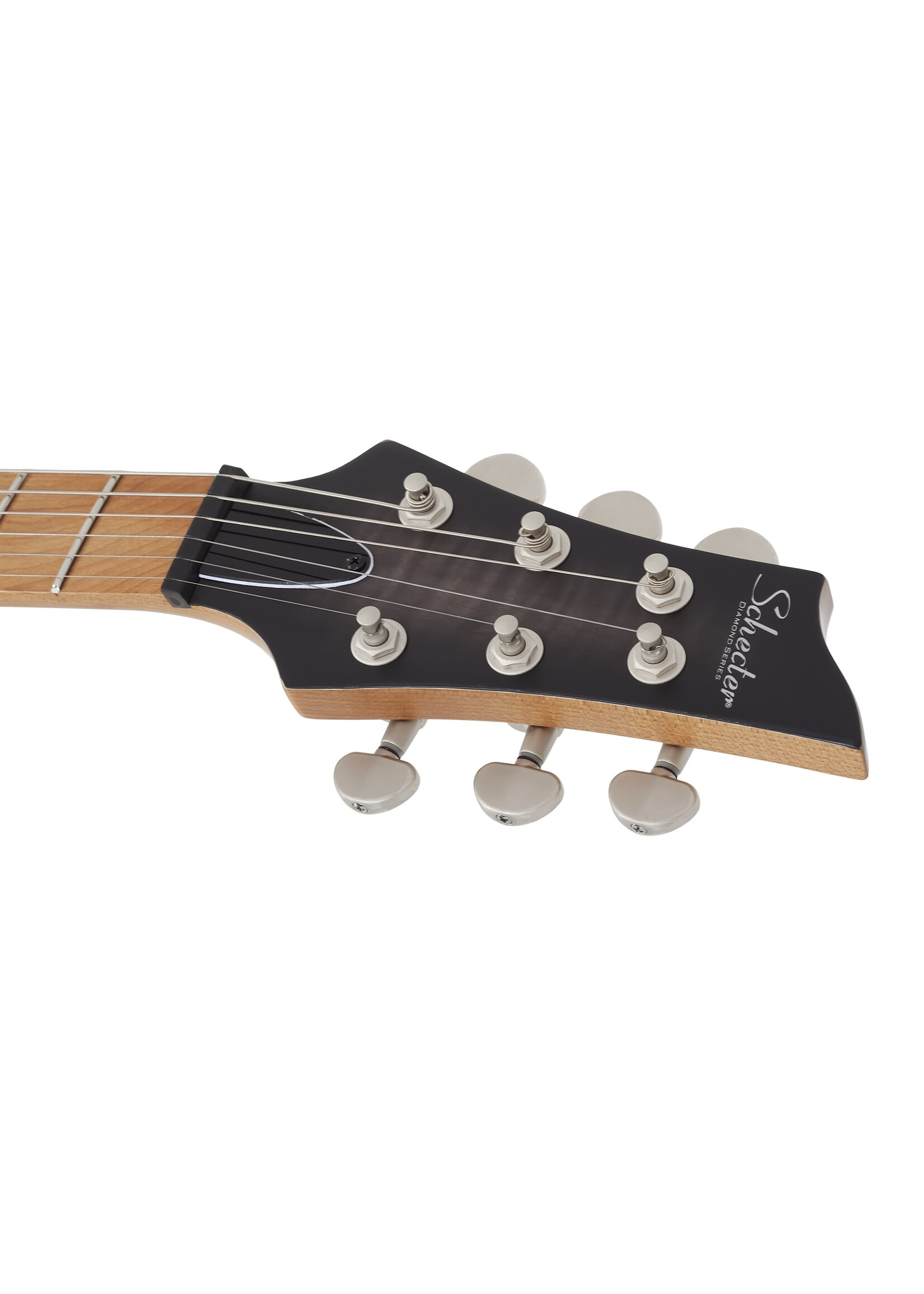 Schecter Schecter 3936 C-1 Standard Plus Electric Guitar, Transparent Black Burst