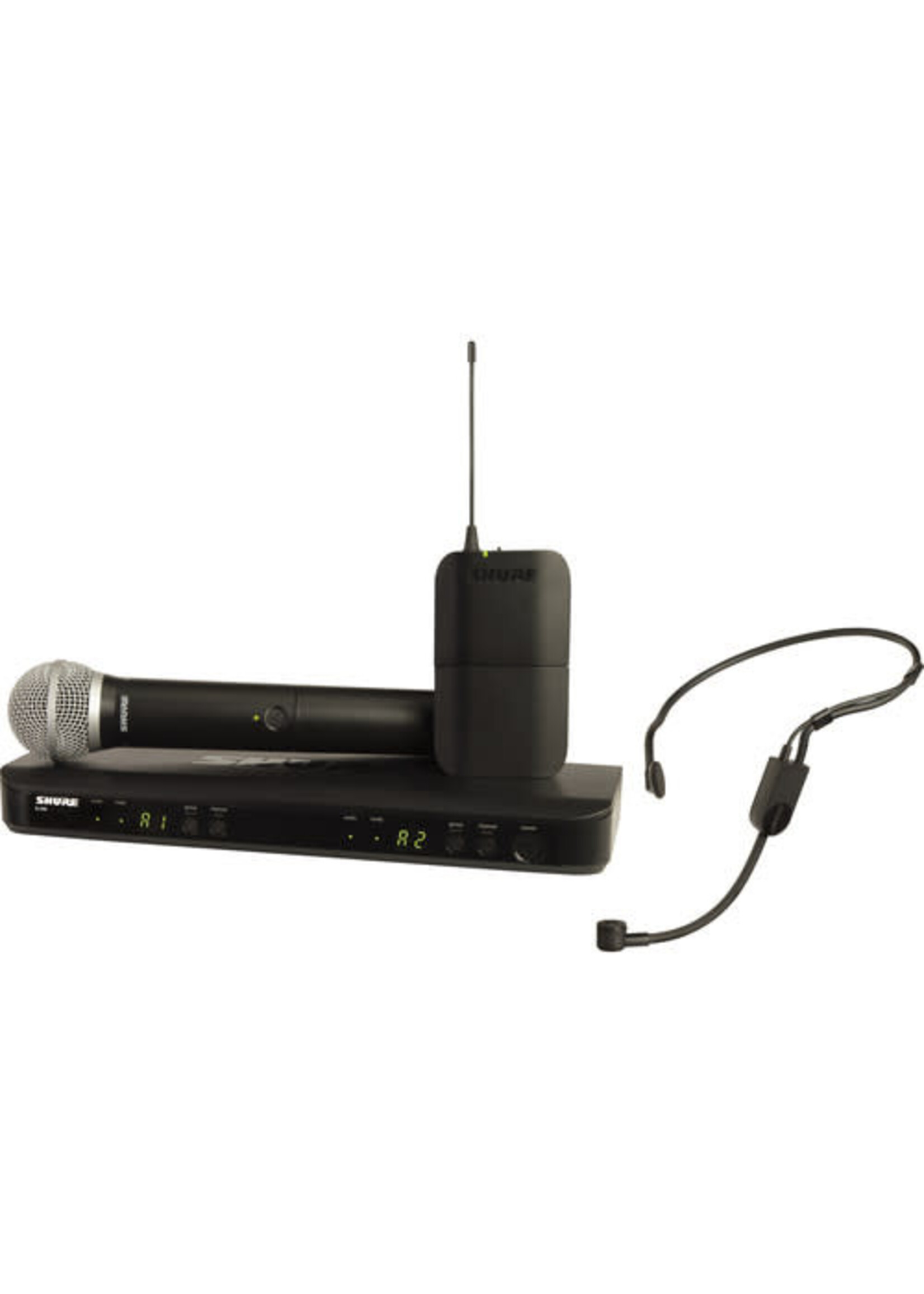 Shure Shure BLX1288/P31-H10 w/PGA31 Dual-Channel Wireless Combo Headset & PG-58 Microphone System (H10: 542 - 572 MHz)