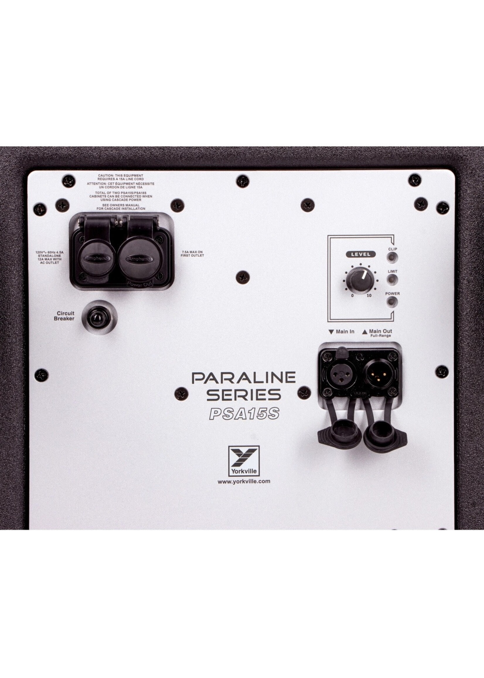 Yorkville Yorkville PSA15S Paraline 15" Powered Subwoofer