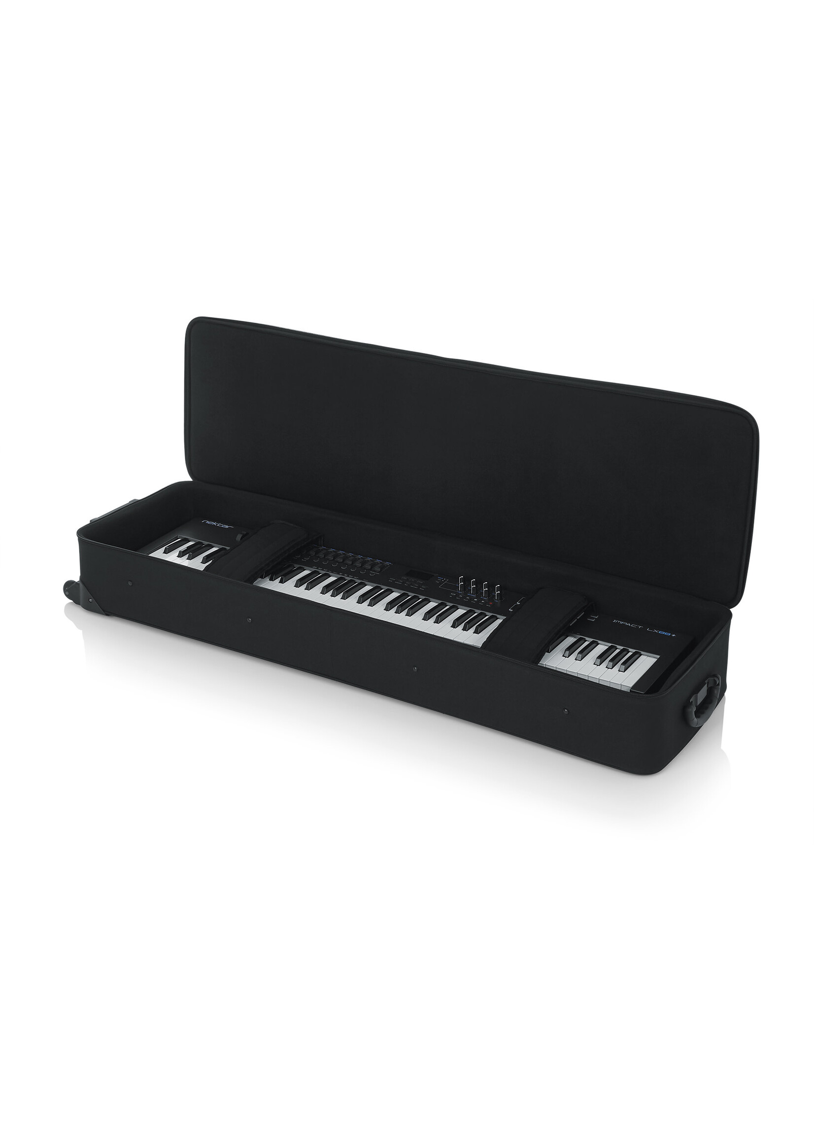 Gator Gator GK-88 SLIM Rigid EPS Foam Lightweight Case w/ Wheels for 88-Note Keyboards; Reduced Depth