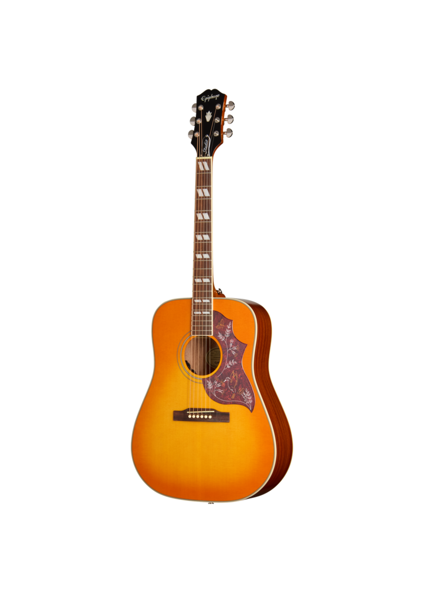 Epiphone Epiphone EASHBHCNH1 Hummingbird Studio Acoustic-Electric Guitar Heritage Cherry SB