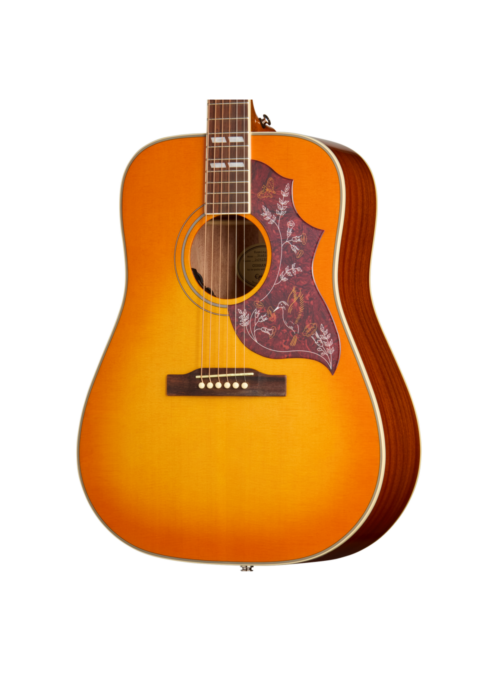 Epiphone Epiphone EASHBHCNH1 Hummingbird Studio Acoustic-Electric Guitar Heritage Cherry SB