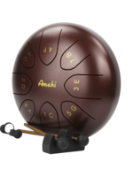 Amahi Amahi KLG8BZ 8" Steel Tongue Drum Bronze With Case/Mallets