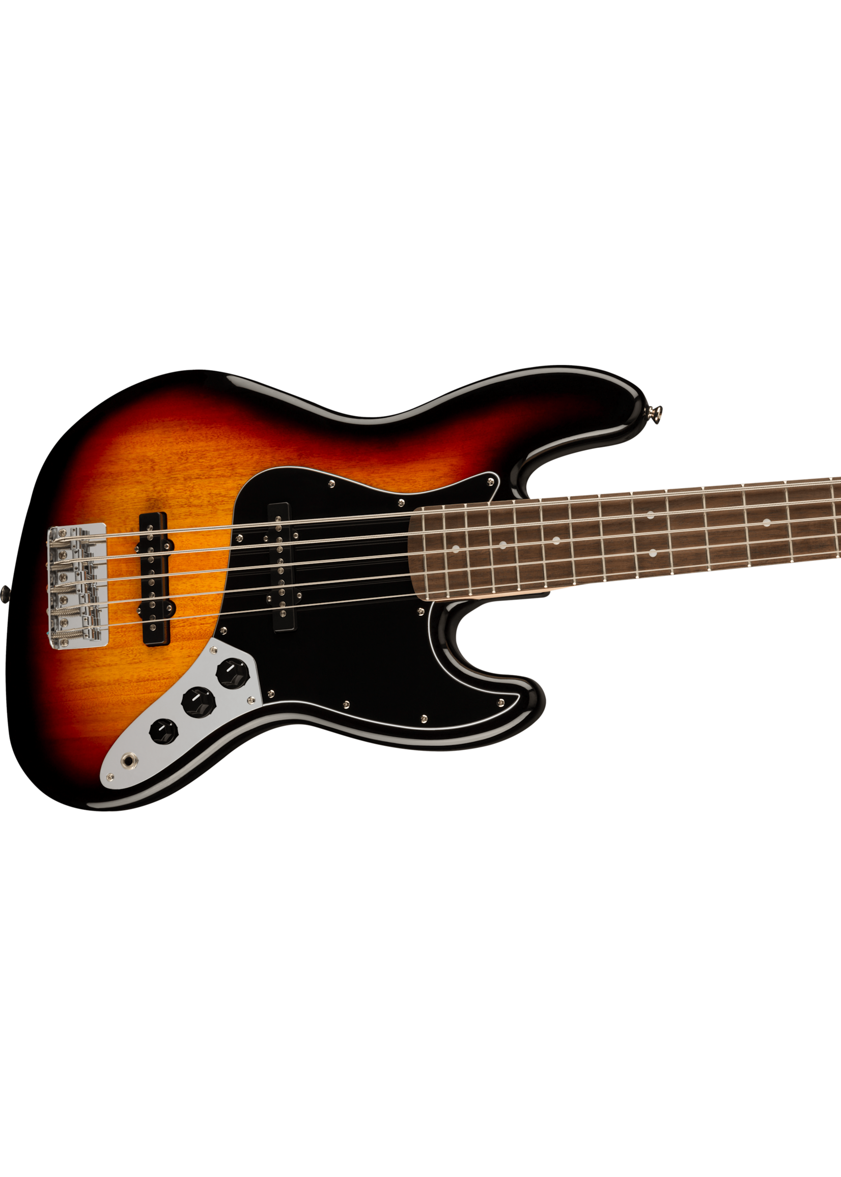Squier Squier 0378651500 Affinity Series Jazz Bass V, Laurel Fingerboard, Black Pickguard, 3-Color Sunburst