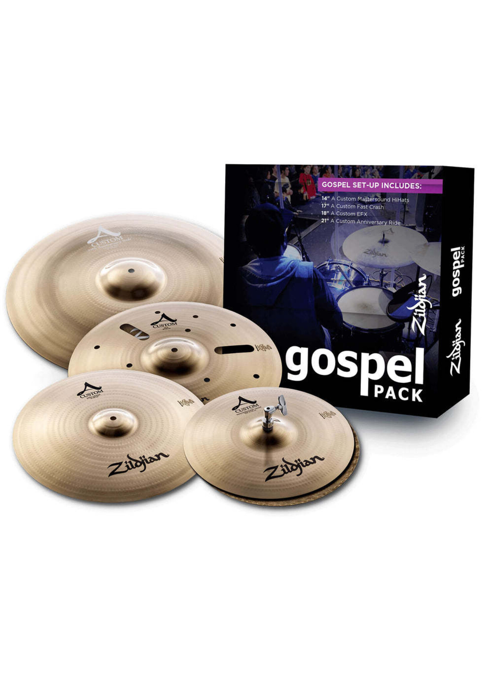 Zildjian Zildjian - AC0801G - A Custom Gospel Cymbal Pack
