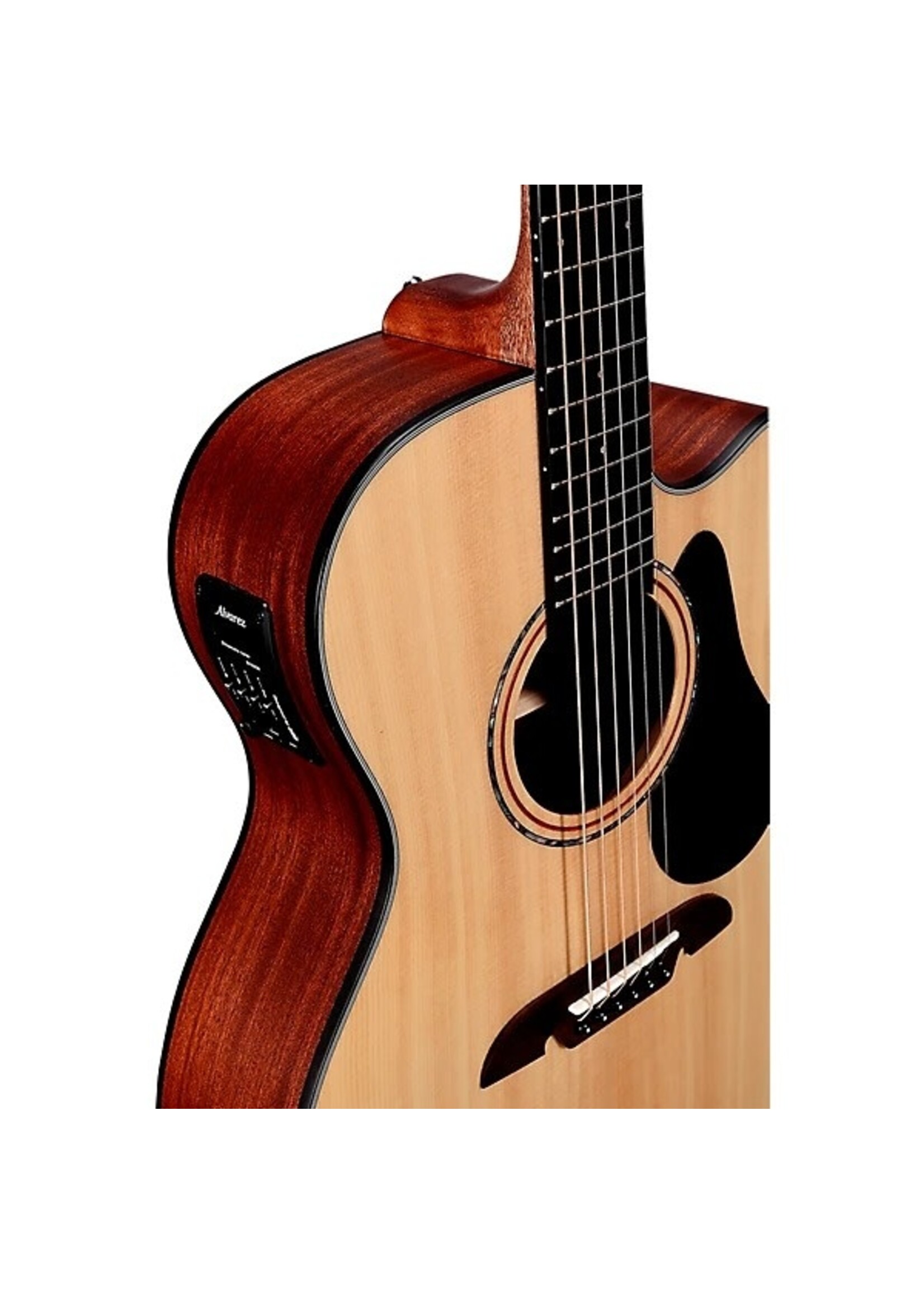 Alvarez Alvarez AF30CE Artist Series OM/Folk Electric w/Cutaway EQ & Tuner, Natural