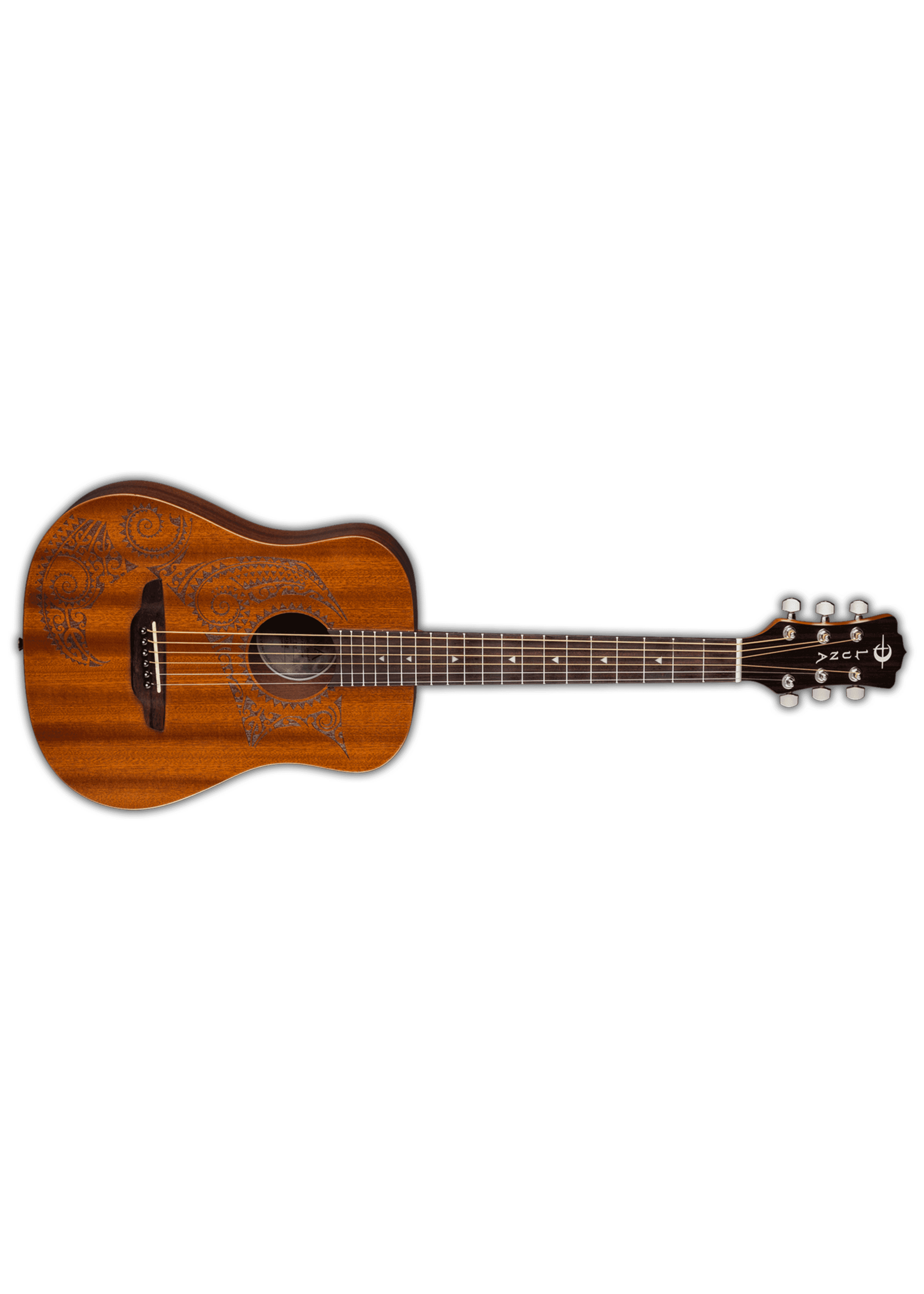 Luna Luna SAF TATTOO Safari Tattoo Travel Guitar w/Gigbag