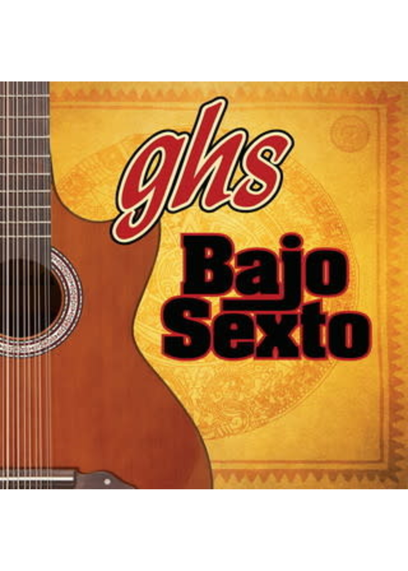 GHS GHS BSX-12 Bajo Sexto 12-String Guitar String Set, Stainless Steel