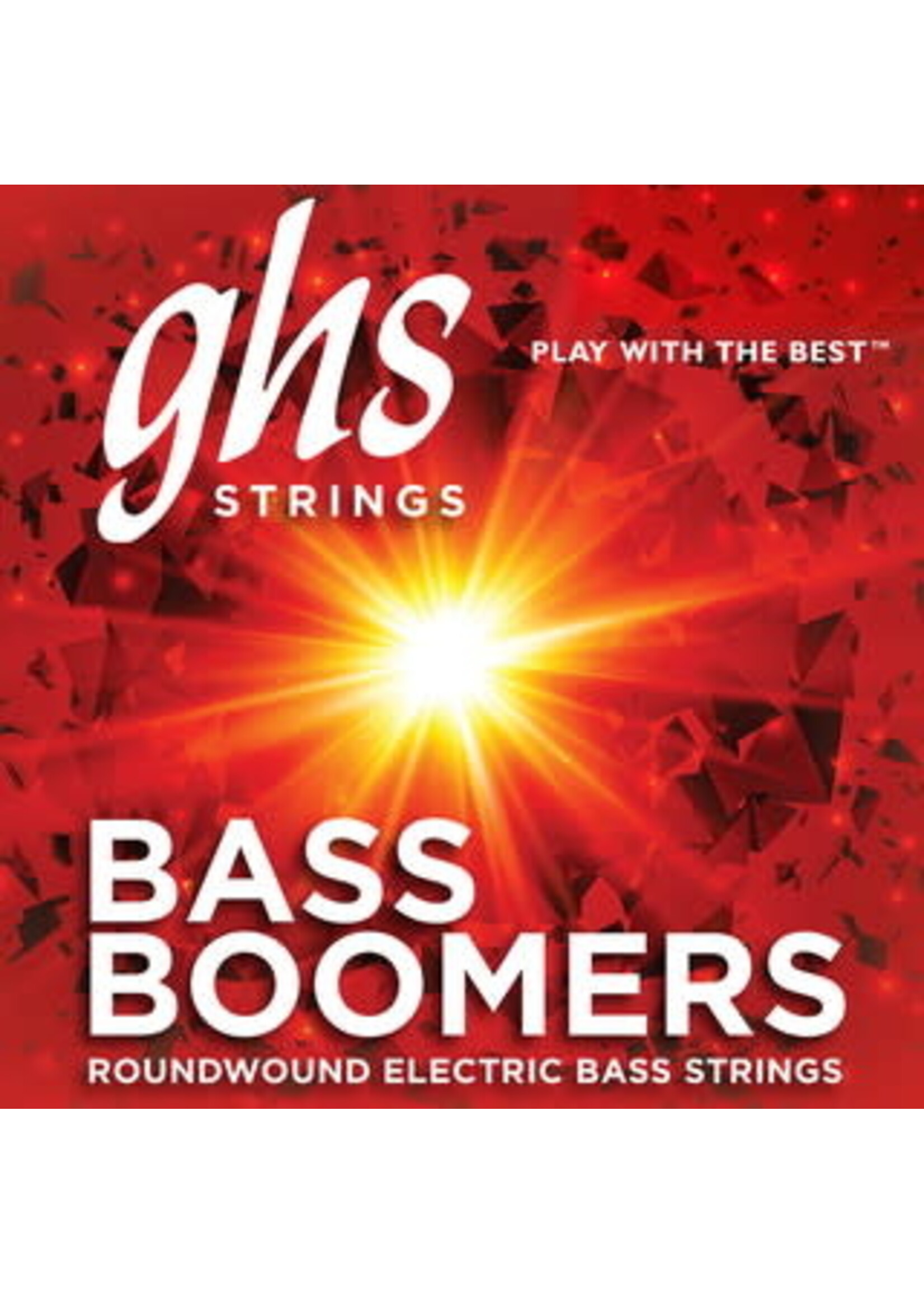 GHS GHS H3045 Heavy Gauge Bass Boomers Bass Strings, 50-115