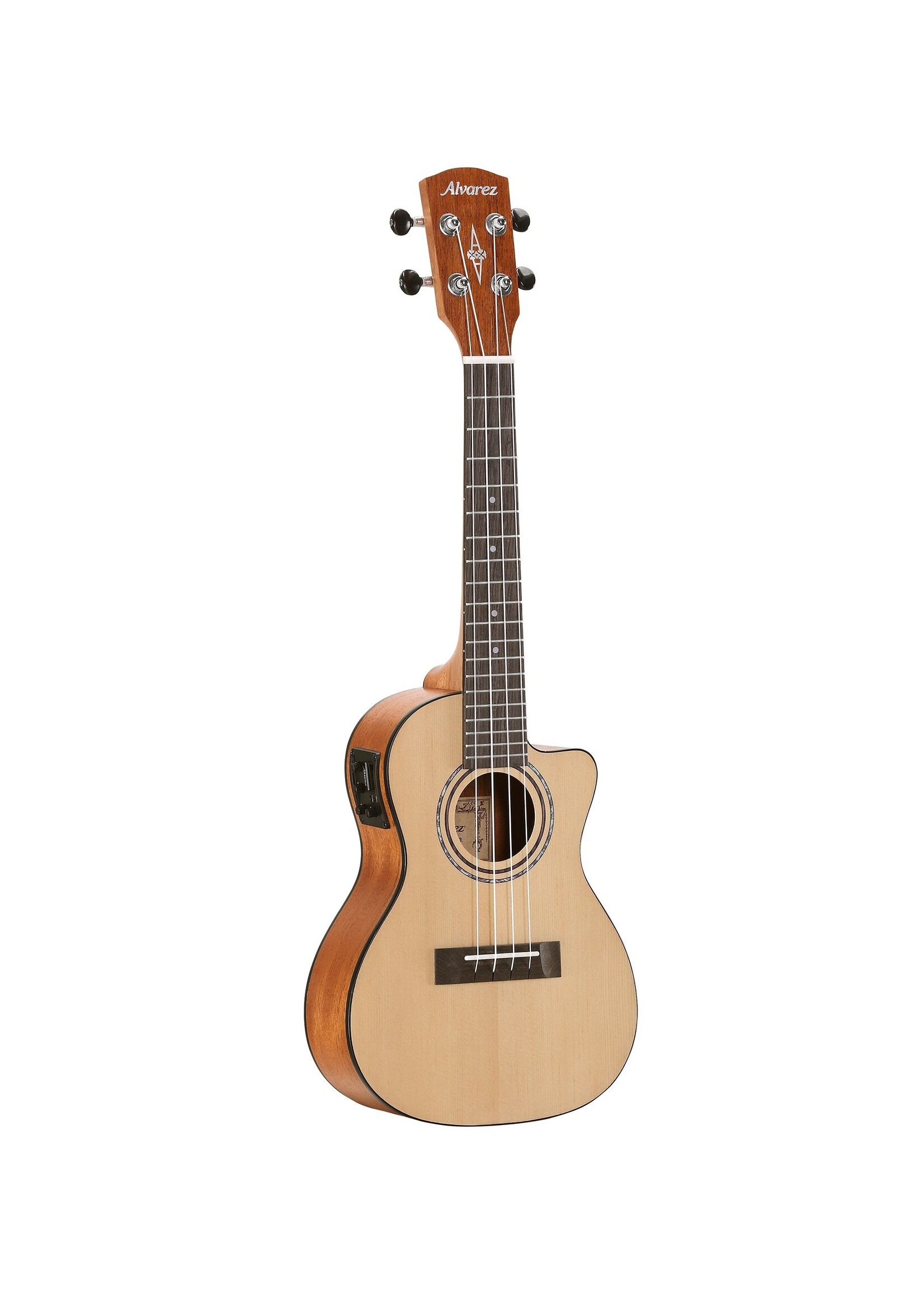 Alvarez Alvarez RU26CCE Concert Acoustic-Electric Ukulele Natural