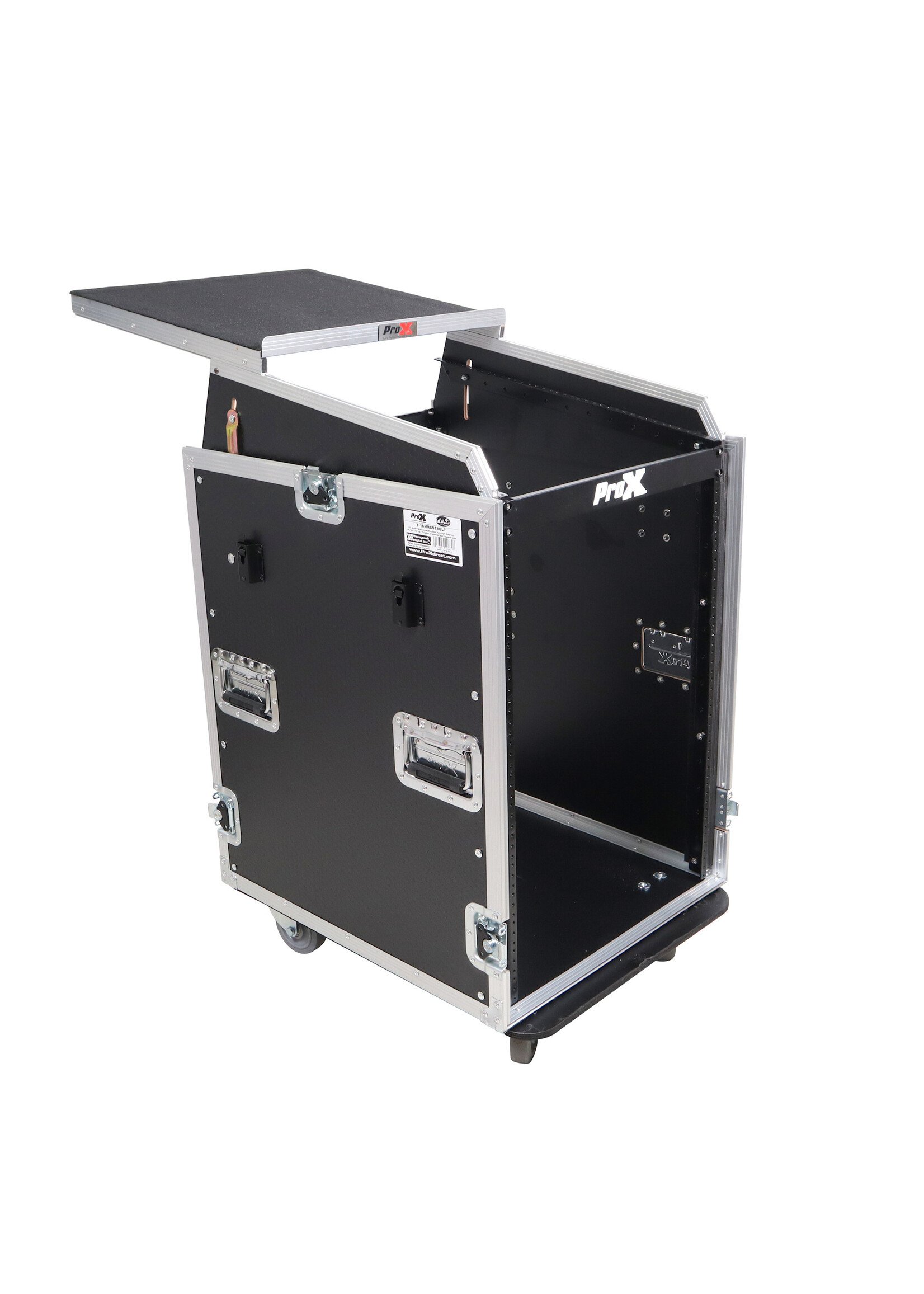 ProX ProX T-16MRSS13ULT 13U Universal 19" Rackmount Mixer W-13U Top and 16U Front W-2 Side Work Tables
