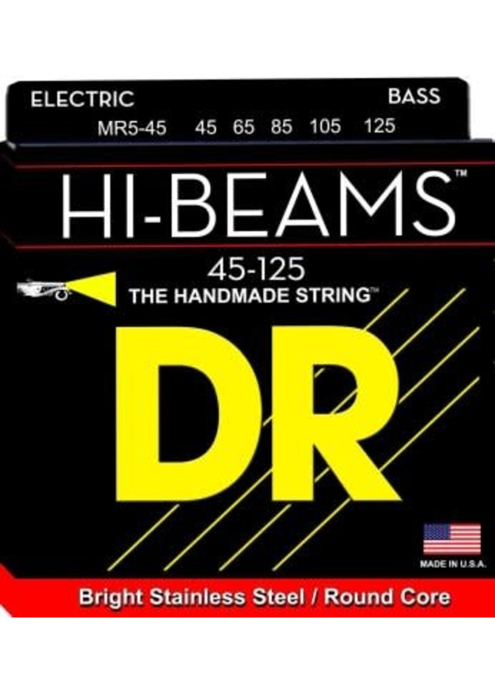 DR DR MR5-45 Hi-Beam Medium 5-String, 45-125 Gauge