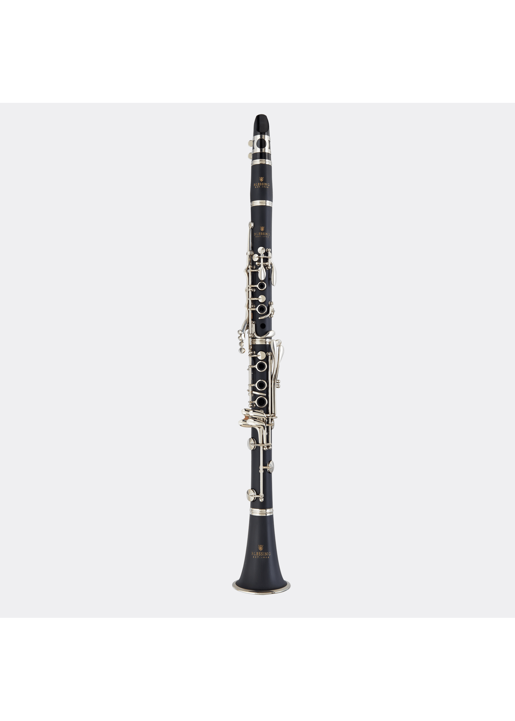 Blessing Blessing BCL1287 Bb Clarinet, ABS (In-Store Demo), Nickel Keys, Outfit