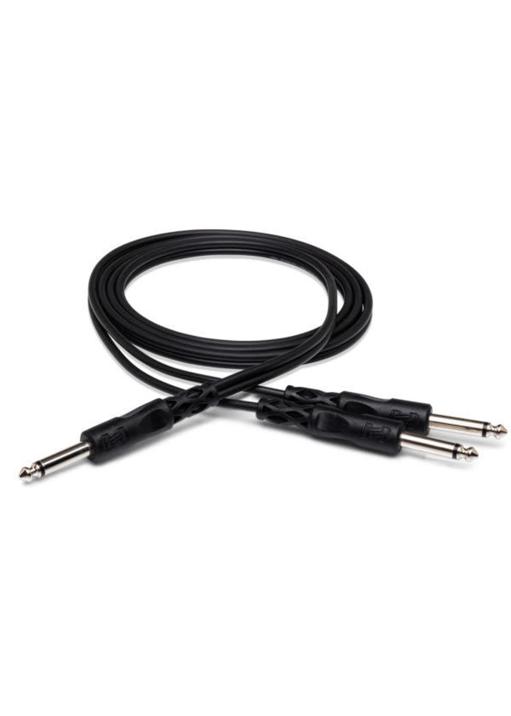Hosa Hosa CYP-105 1/4 inch TS to  Dual 1/4 inch TS Y Cable - 5 ft