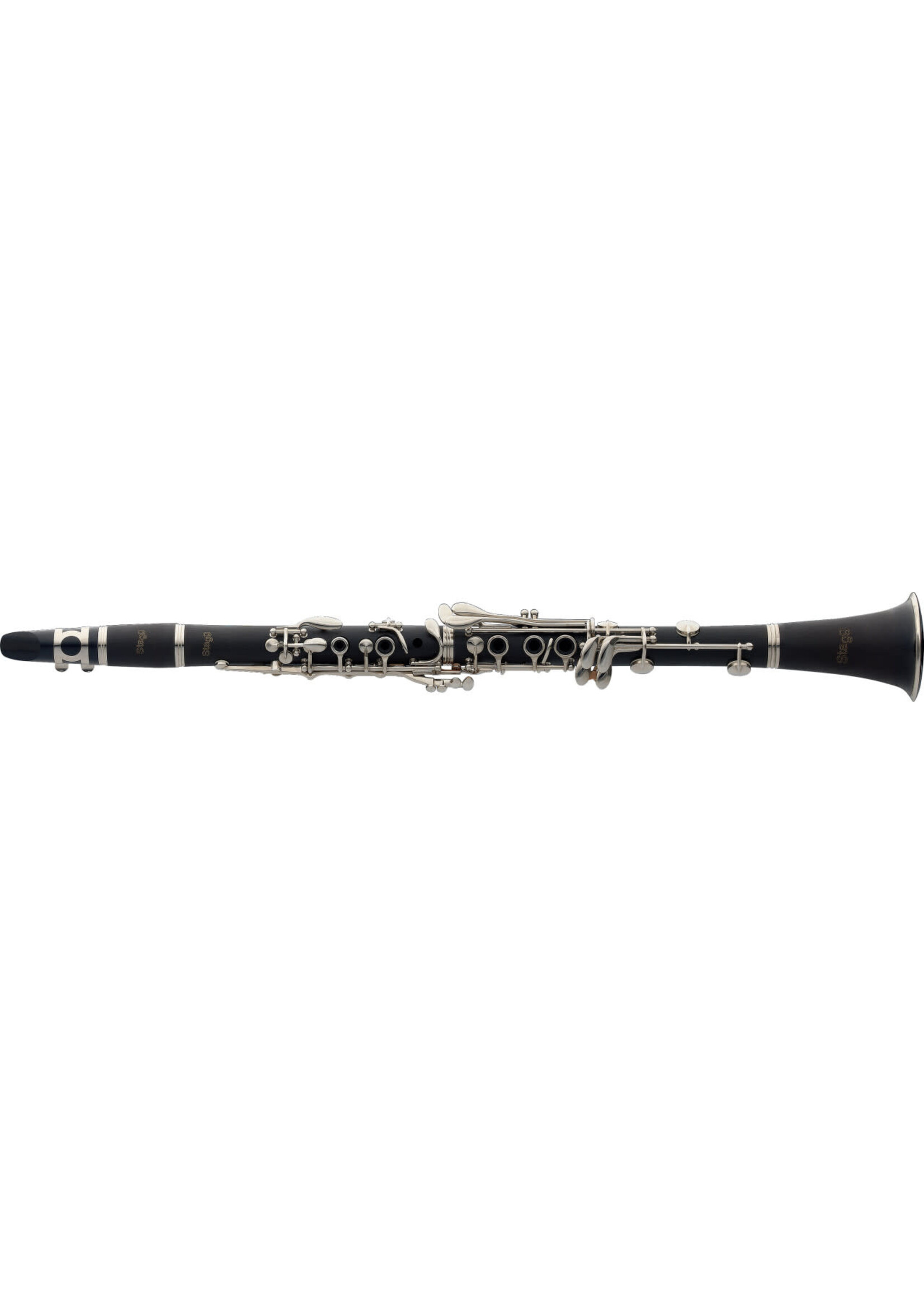Stagg Stagg WS-CL110 Bb Clarinet, Boehm System, ABS Body and Nickel-plated Keys and Rings w/Case