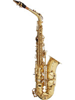 Stagg Stagg WS-AS215 Eb Alto Saxophone, Clear Lacquer, Hand-Engraved Bell, w/ASB Case