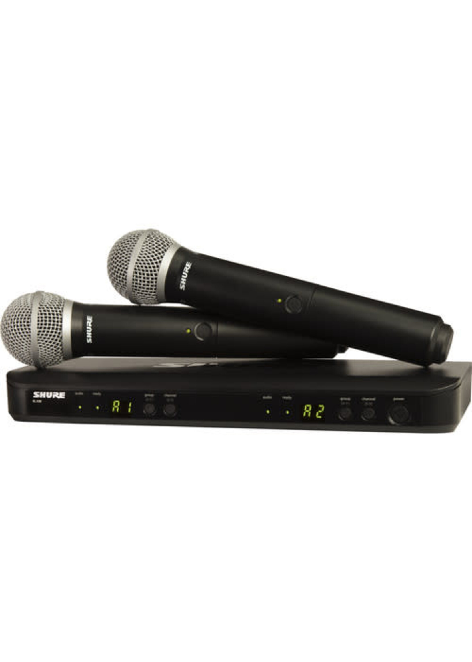 Shure Shure BLX288/PG58 H10 Dual-Channel Wireless Handheld Microphone System with PG58 Capsules