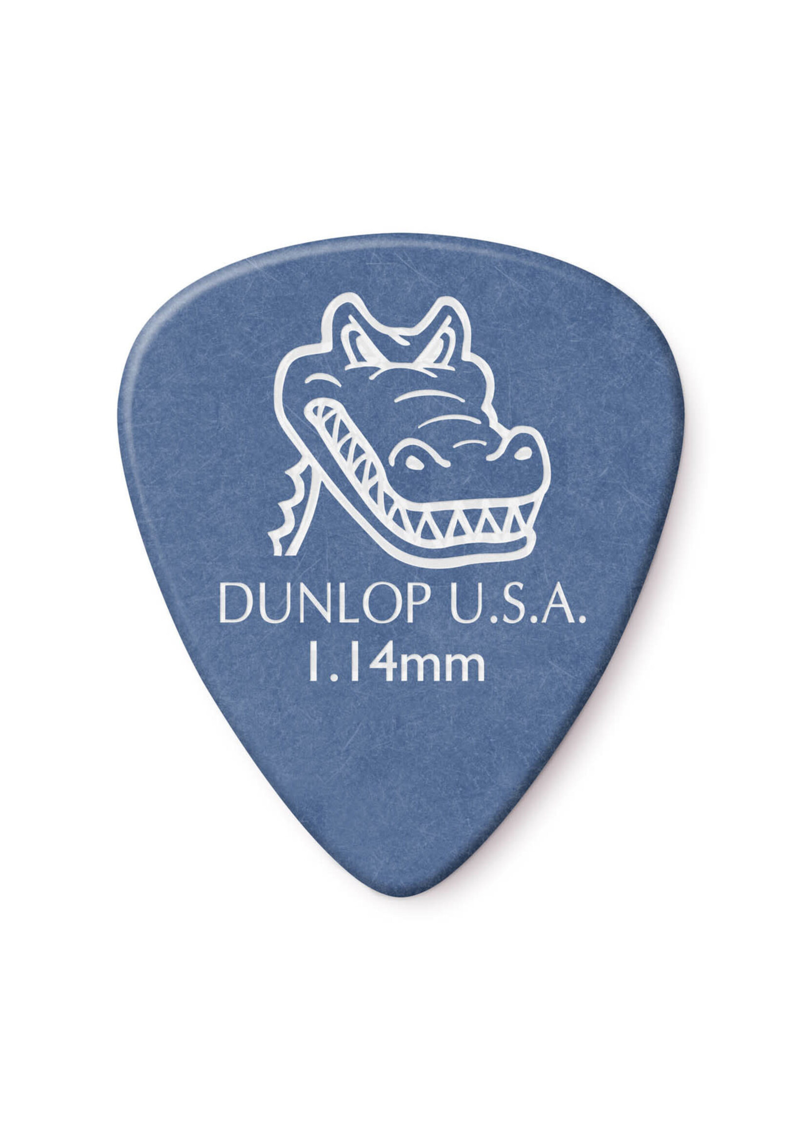 Dunlop Dunlop 417P1.14 Grip Standard 1.14mm Blue Guitar Picks, 12 Pack