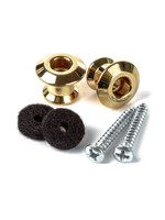 Dunlop Dunlop 2PSLS034G Straplok Dual Design Strap Button Set - Gold