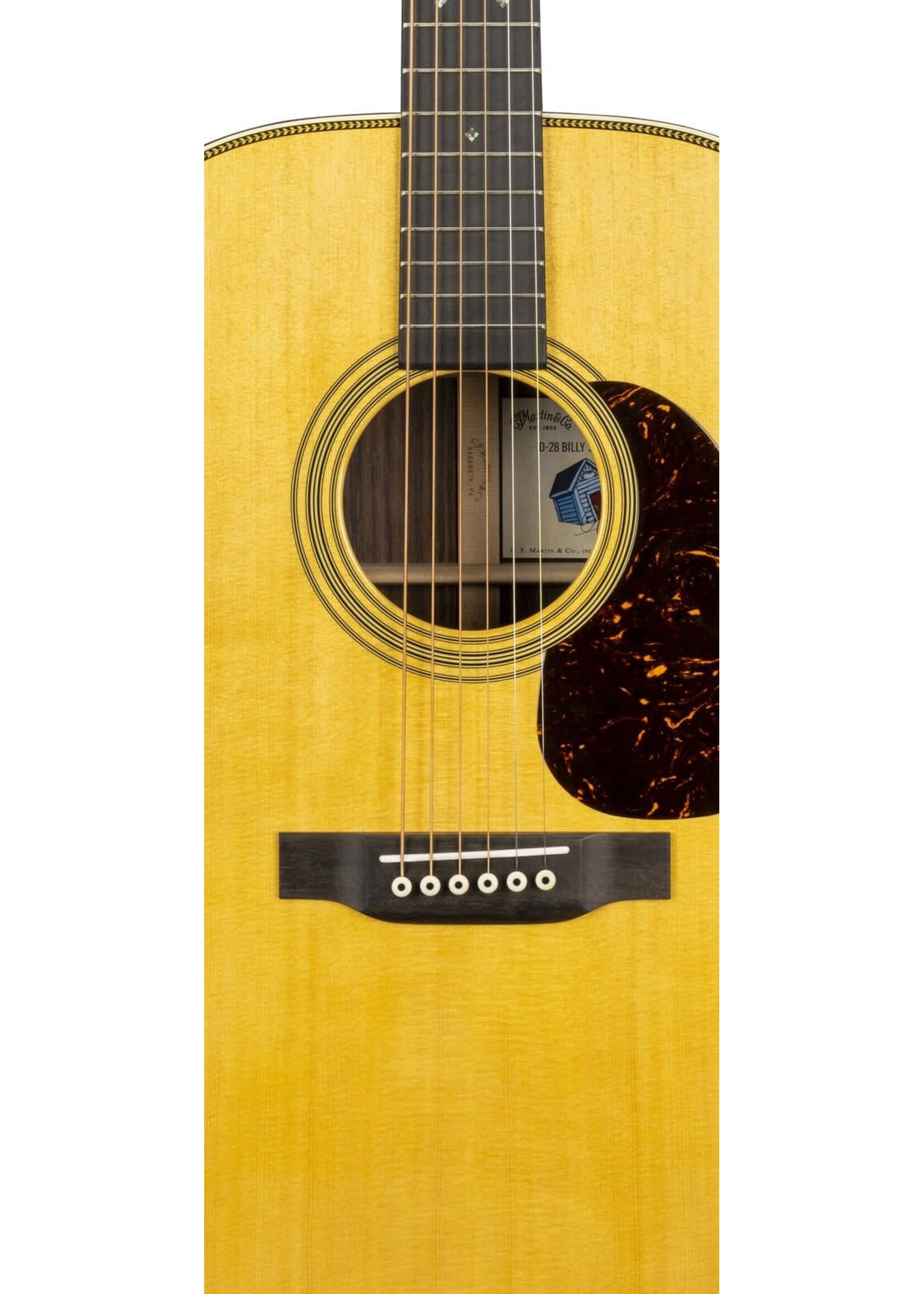 Martin Martin D-28 Billy Strings Acoustic Guitar - Natural with Antique Toner