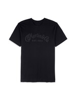 Martin Martin 18CM0215XL Men's Tone on Tone Black T-Shirt XL