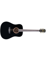 Washburn Washburn WD100DLBK-U Dreadnought Acoustic Guitar Black