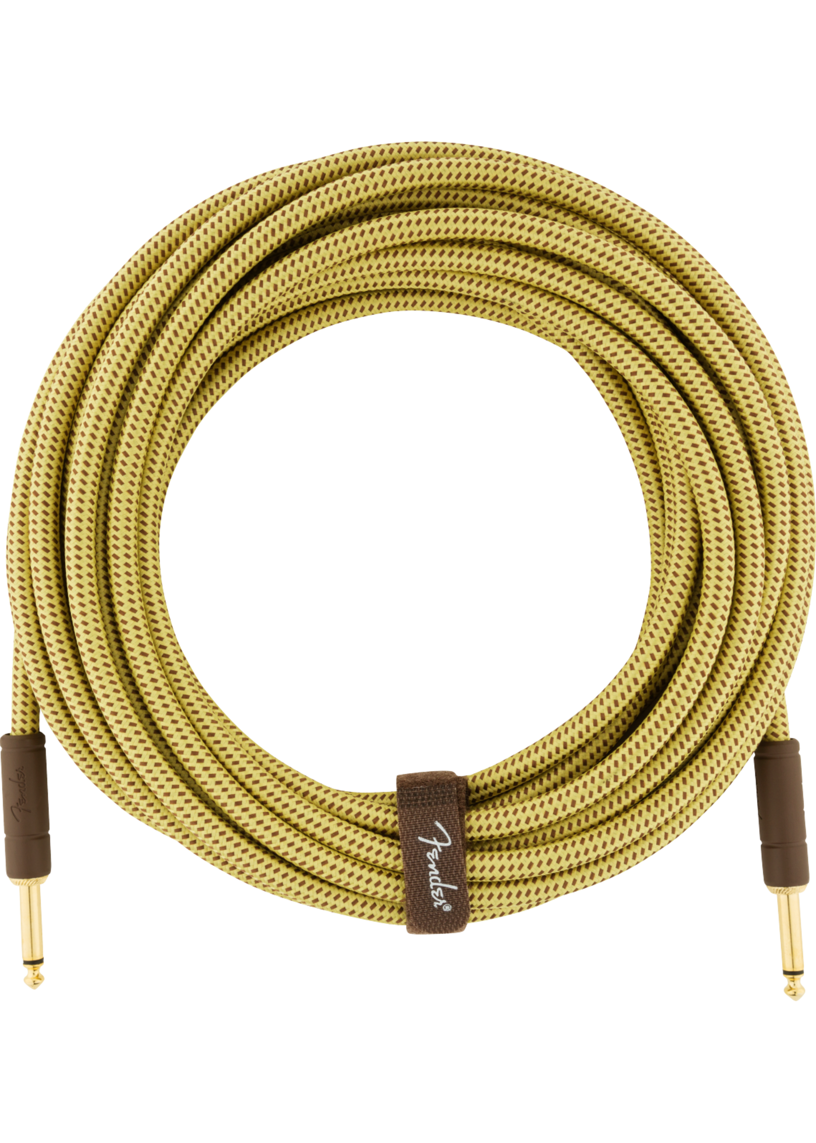 Fender Fender 0990820076 Deluxe Series Instrument Cable, Straight/Straight, 25', Tweed