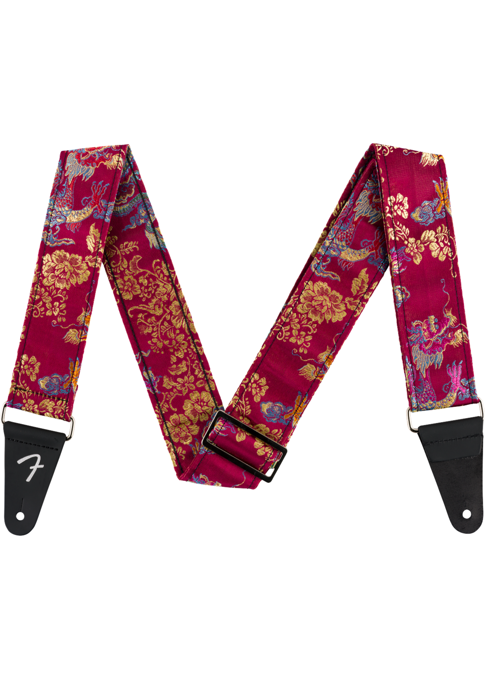 Fender Fender 0990638053 Satin Dragon Guitar Strap Wine
