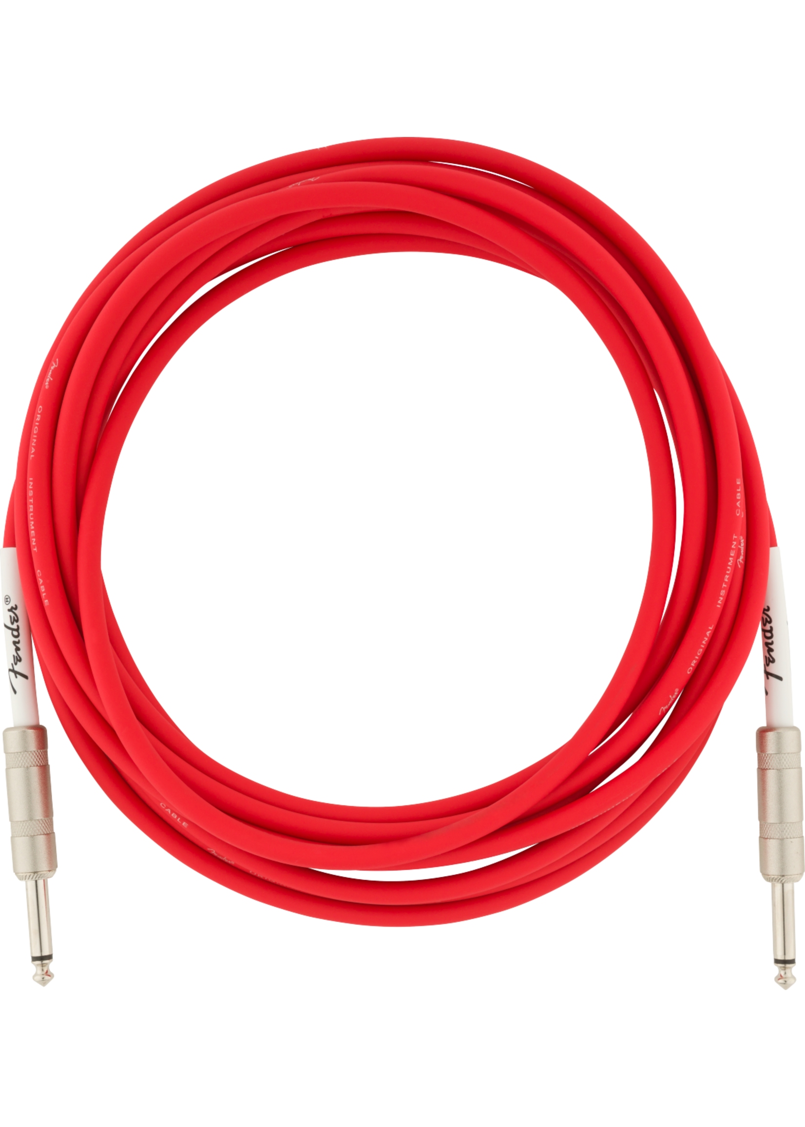 Fender Fender 0990520010 Original Series Instrument Cable, 18.6', Fiesta Red