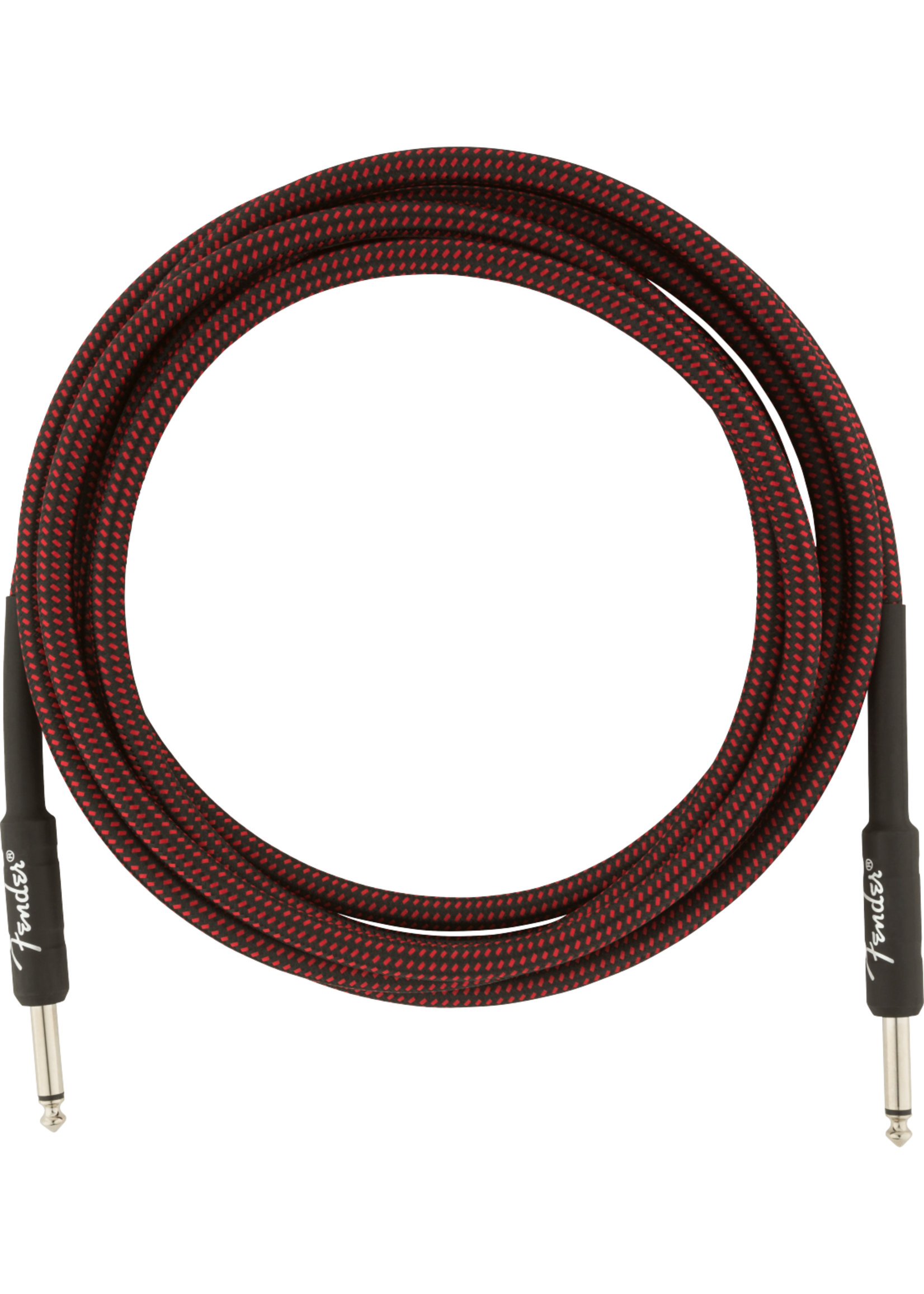 Fender Fender 0990820061 Professional Series Instrument Cables, 10', Red Tweed