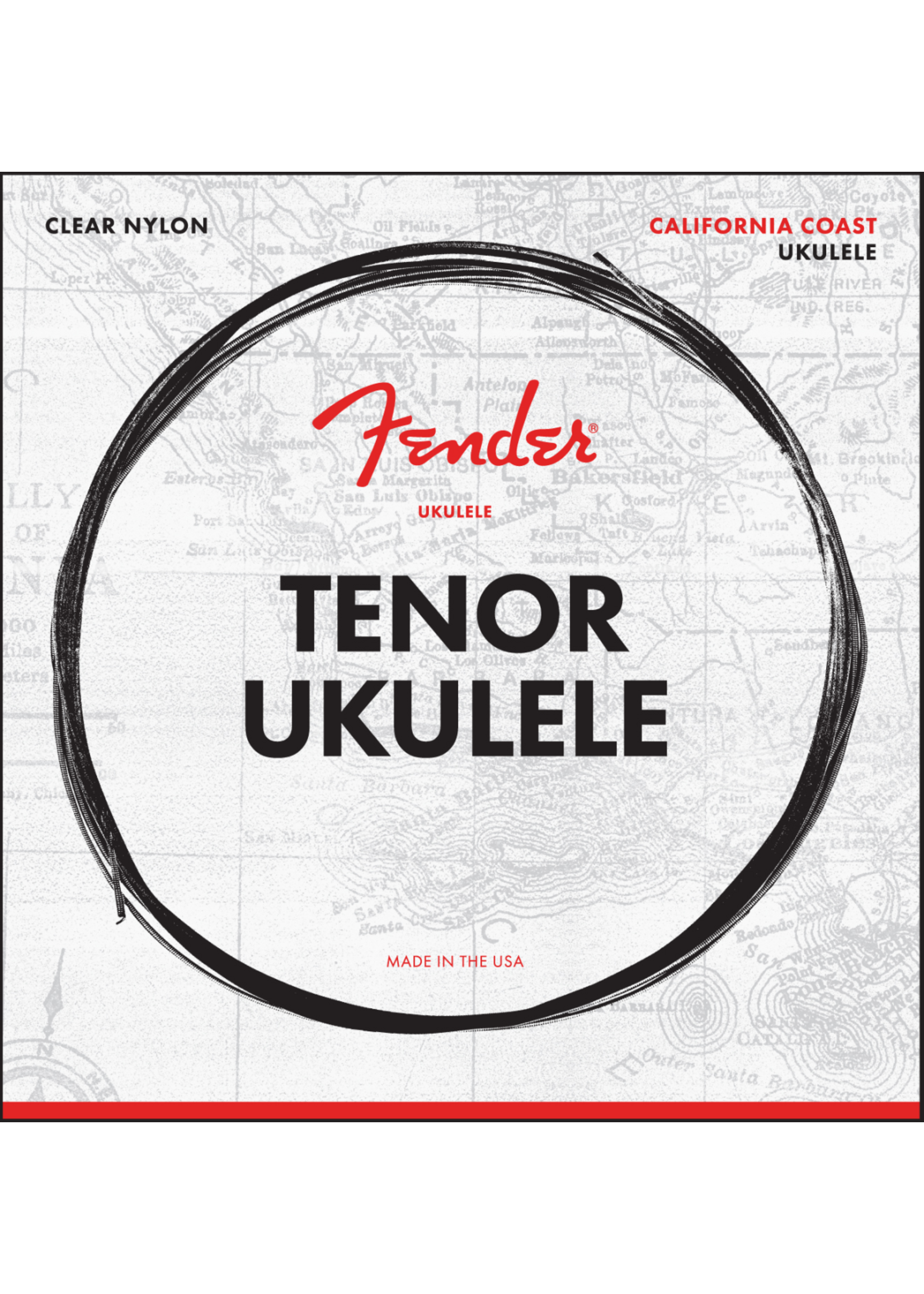Fender 0730090404 Tenor Ukulele Strings, Set of Four