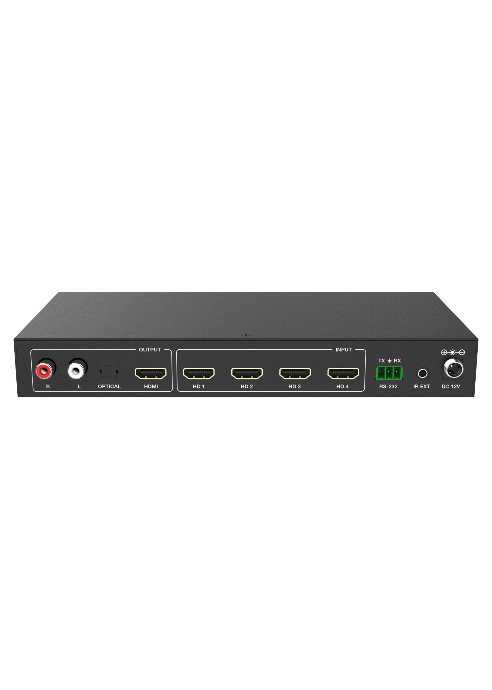 A-Neuvideo A-Neuvideo ANI-PIP-41UHD 4x1 UHD 4K60 Quad/PiP/PoP Multiviewer Seamless Video Switcher