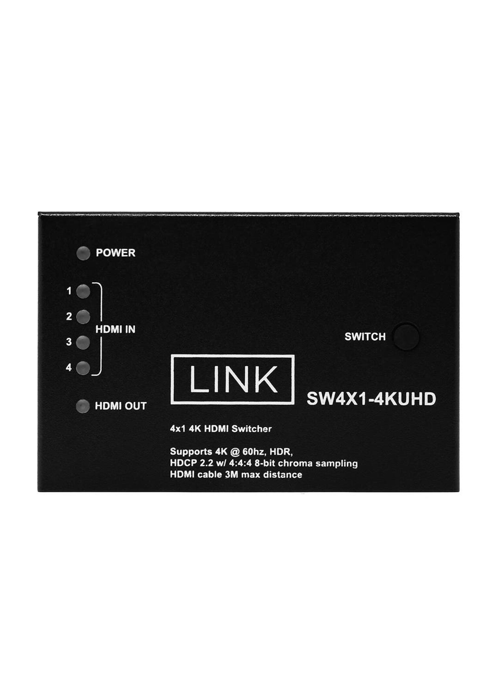 Link Video Link SW4X1-4KUHD 4X1 HDMI Switcher