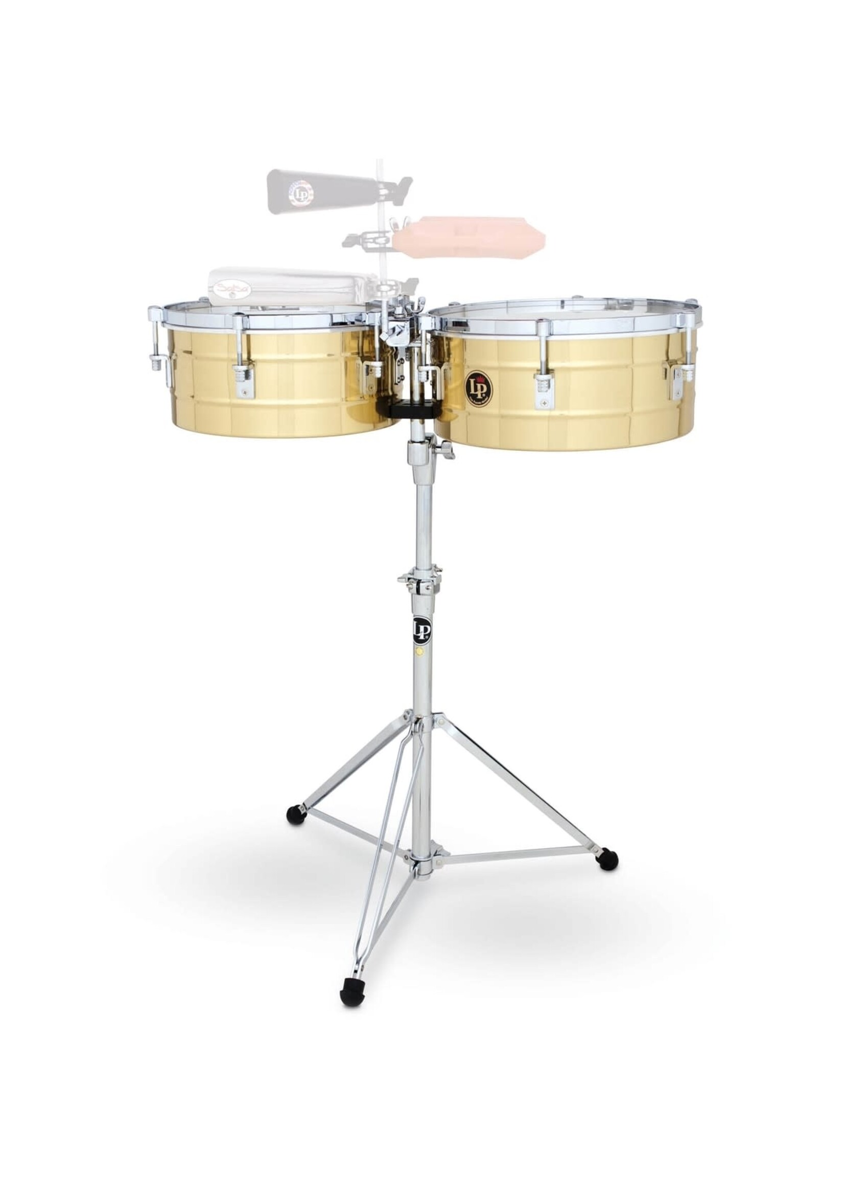Latin Percussion Latin Pecussion LP257-B Tito Puente 14" and 15" Brass Timbales