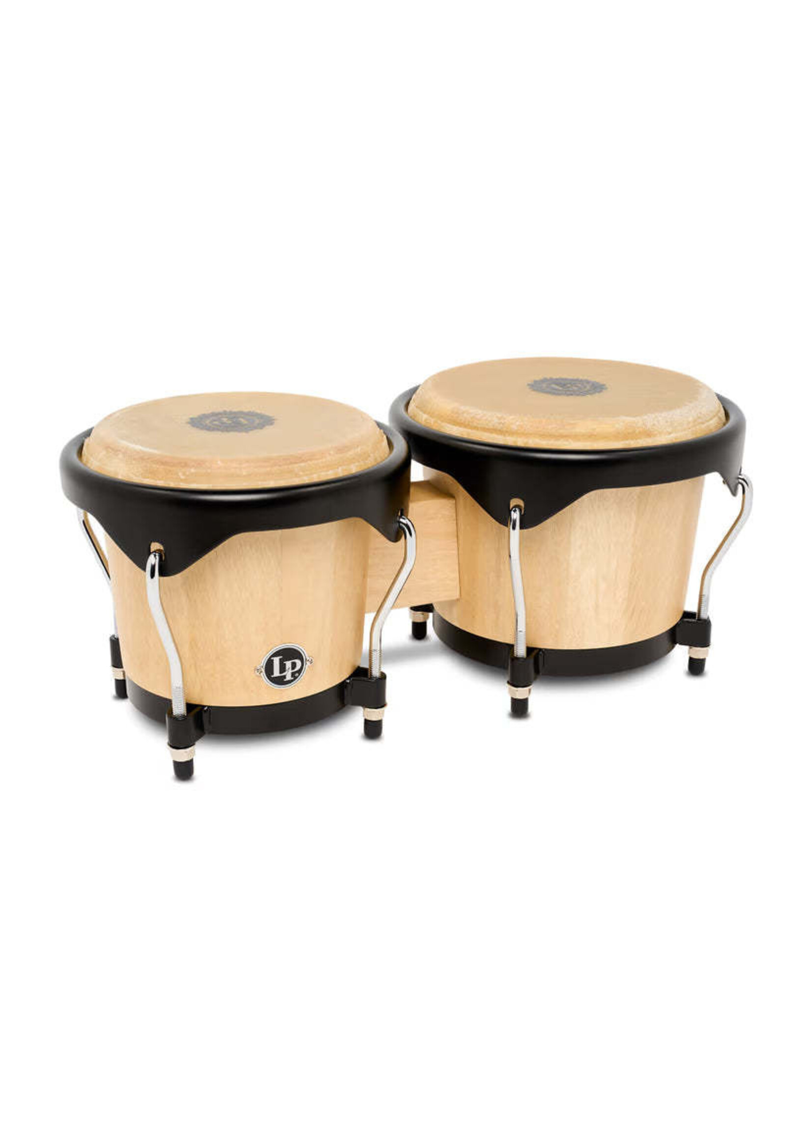 Latin Percussion Latin Percussion LP601NYII-AW City II 6-7 Bongos, Mango Natural Bk
