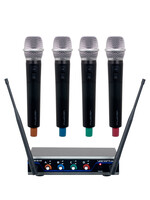 VocoPro VocoPro Digital-Quad-H2 Four-Channel UHF Wireless Handheld Microphone System