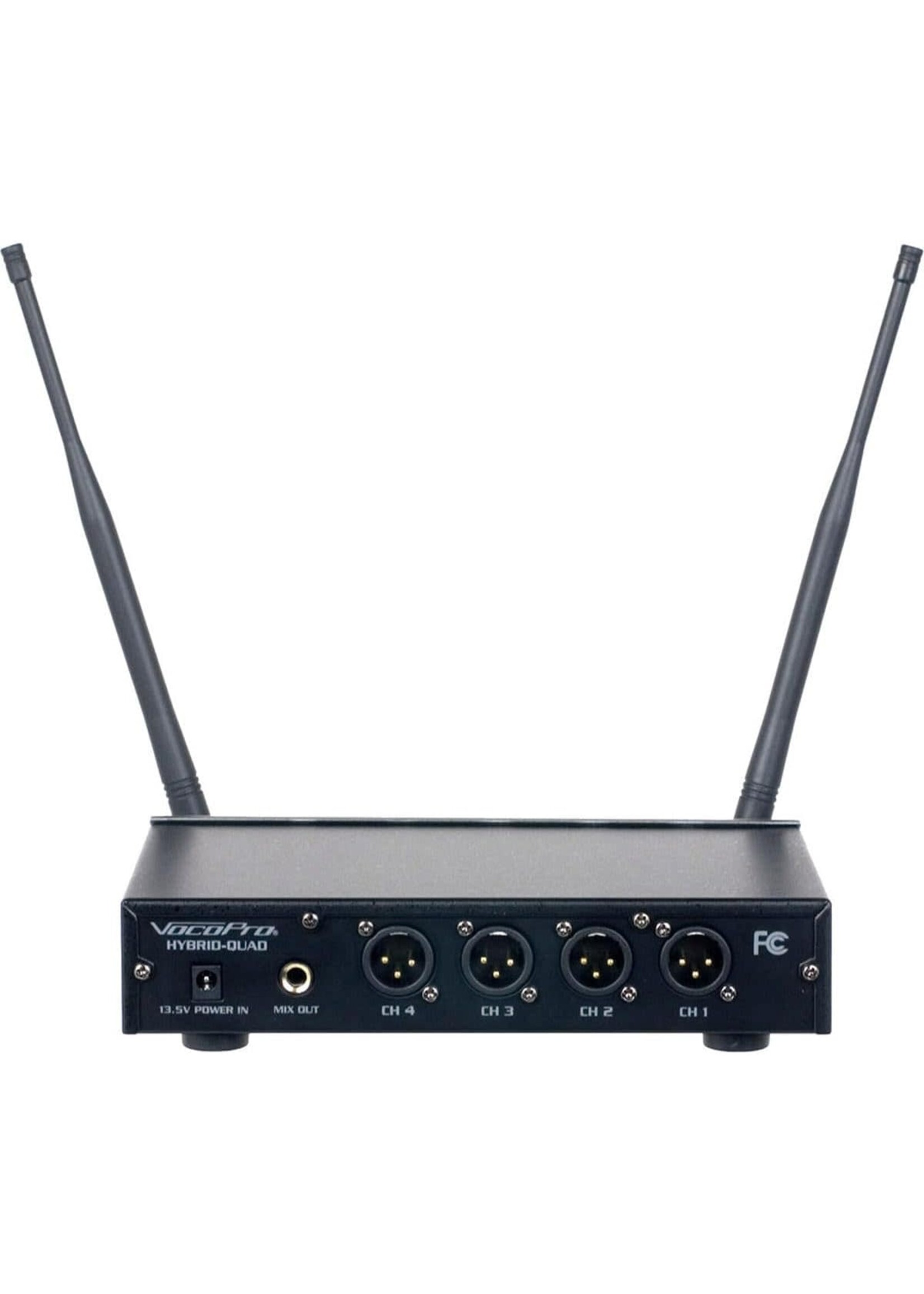 VocoPro VocoPro Digital-Quad-H3 Four-Channel UHF Wireless Handheld Microphone System
