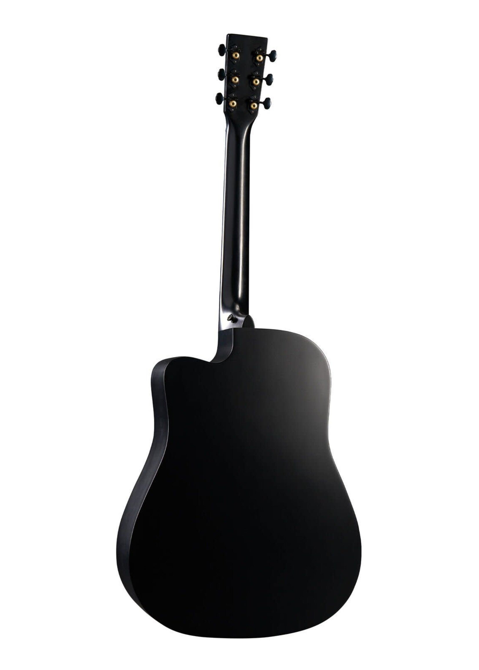 Martin Martin Road Series DC-10E Modern Black Acoustic-electric Guitar - Black