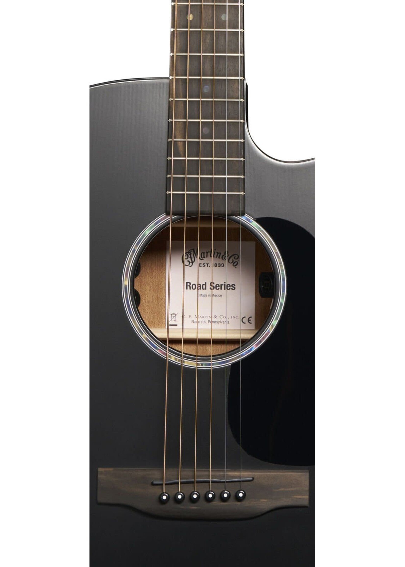 Martin Martin Road Series DC-10E Modern Black Acoustic-electric Guitar - Black