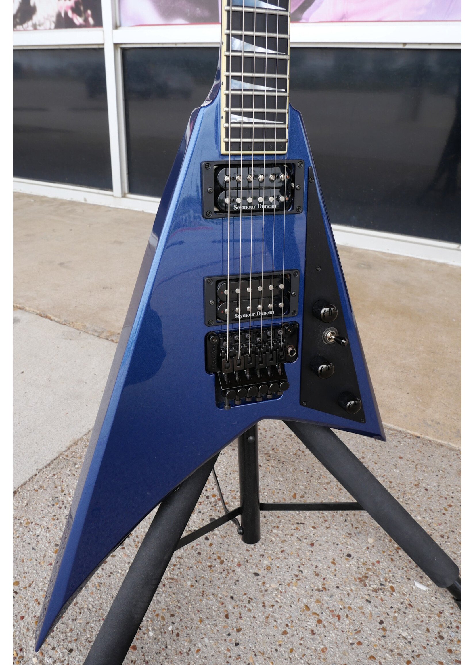 Jackson MMP USA Jackson Randy Rhoads RR1 Alder Body Cobalt Blue With Hard Case
