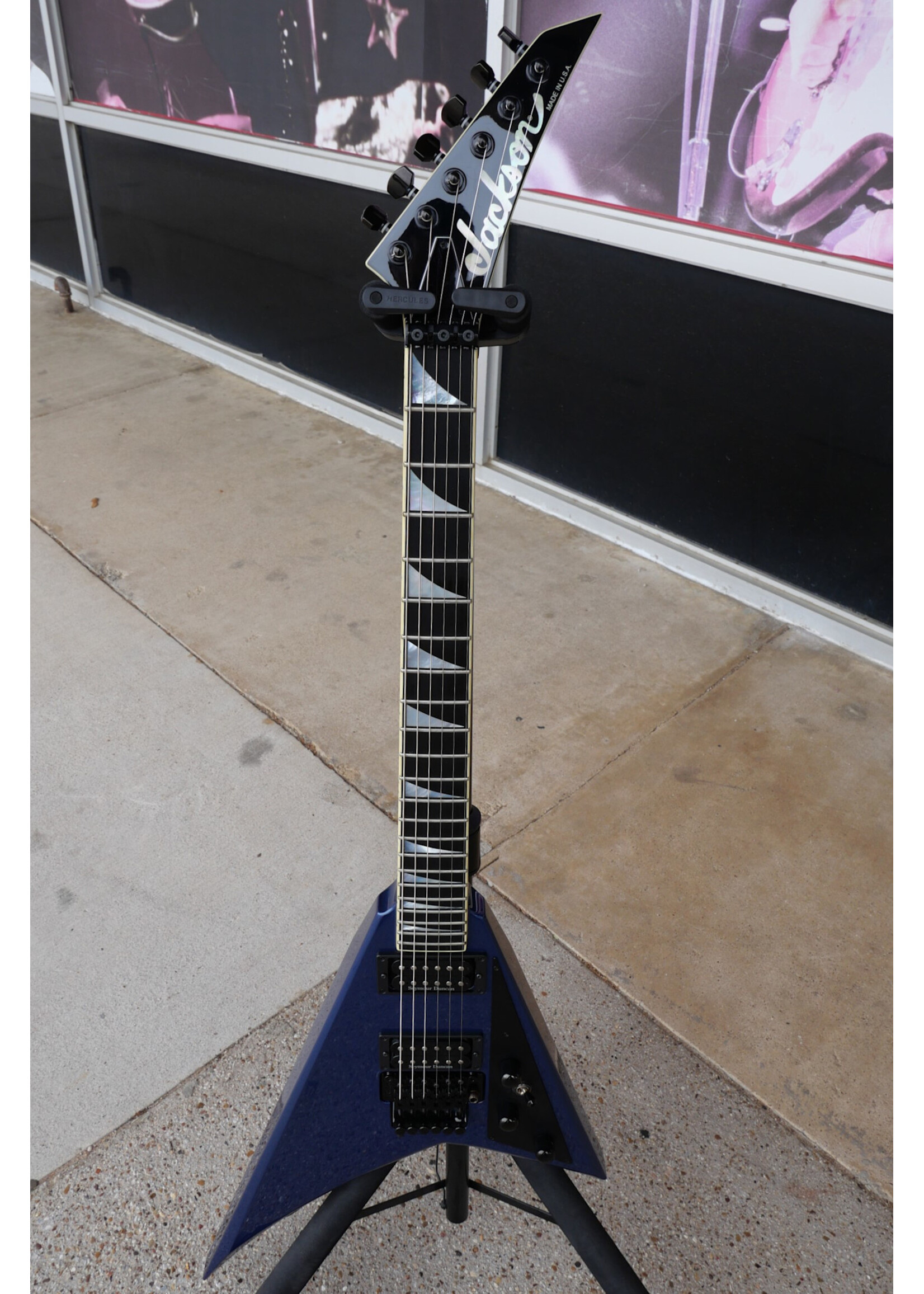 Jackson MMP USA Jackson Randy Rhoads RR1 Alder Body Cobalt Blue With Hard Case