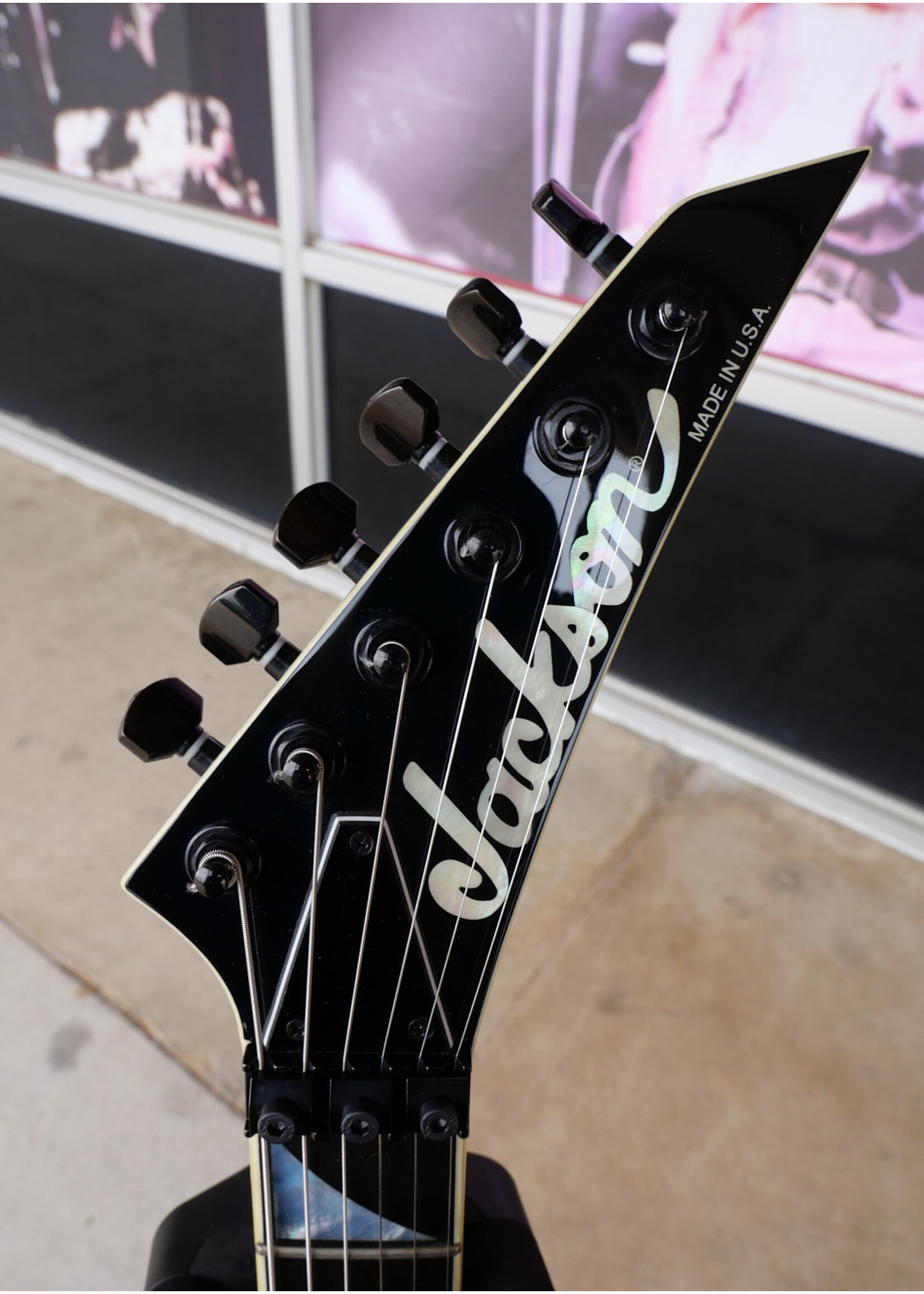 Jackson MMP USA Jackson Randy Rhoads RR1 Alder Body Cobalt Blue With Hard Case