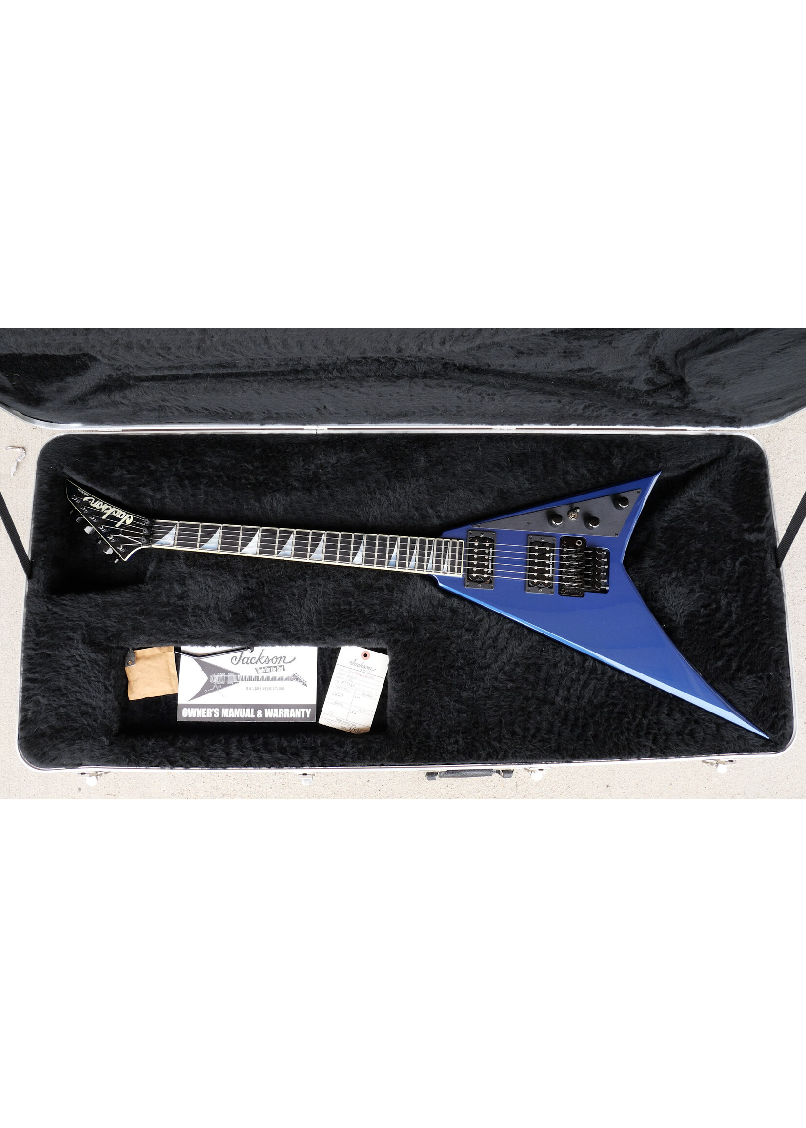 Jackson MMP USA Jackson Randy Rhoads RR1 Alder Body Cobalt Blue With Hard Case