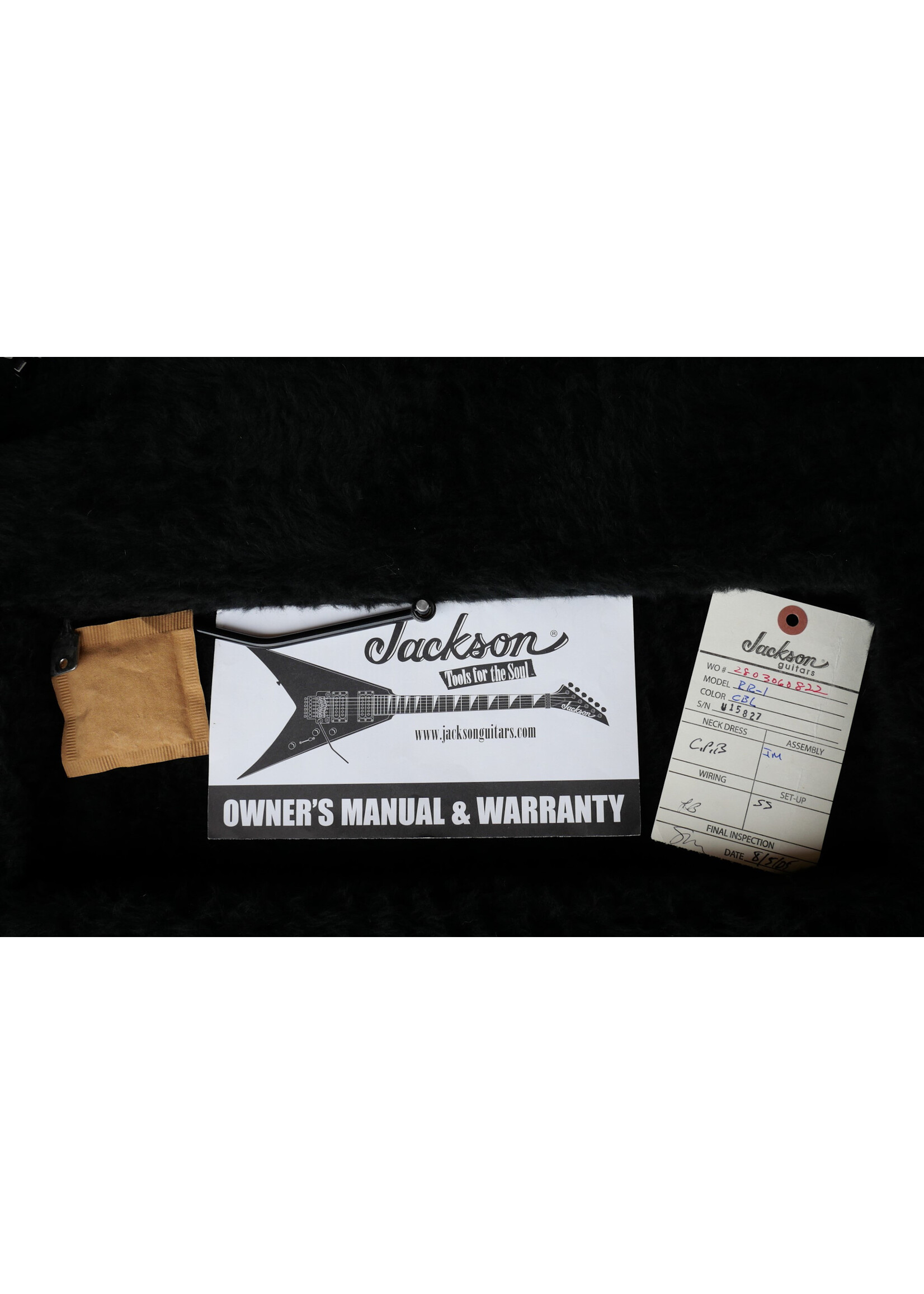 Jackson MMP USA Jackson Randy Rhoads RR1 Alder Body Cobalt Blue With Hard Case