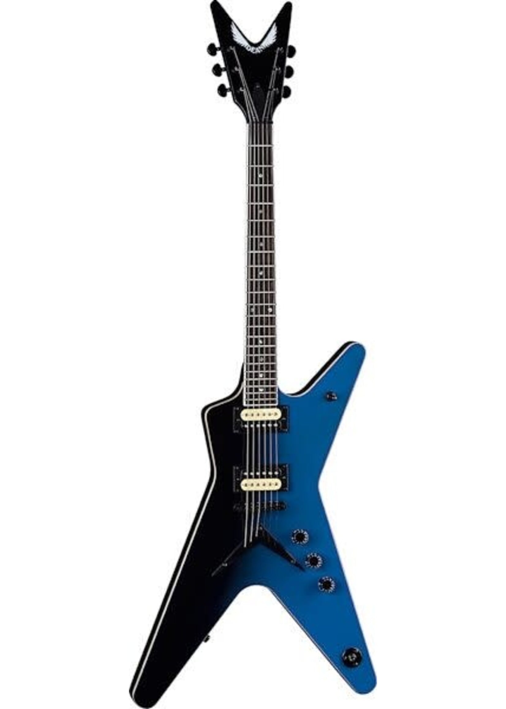 Dean Dean ML 79 BBF Classic Series Guitar, Rosewood Fretboard, Black to Blue Fade
