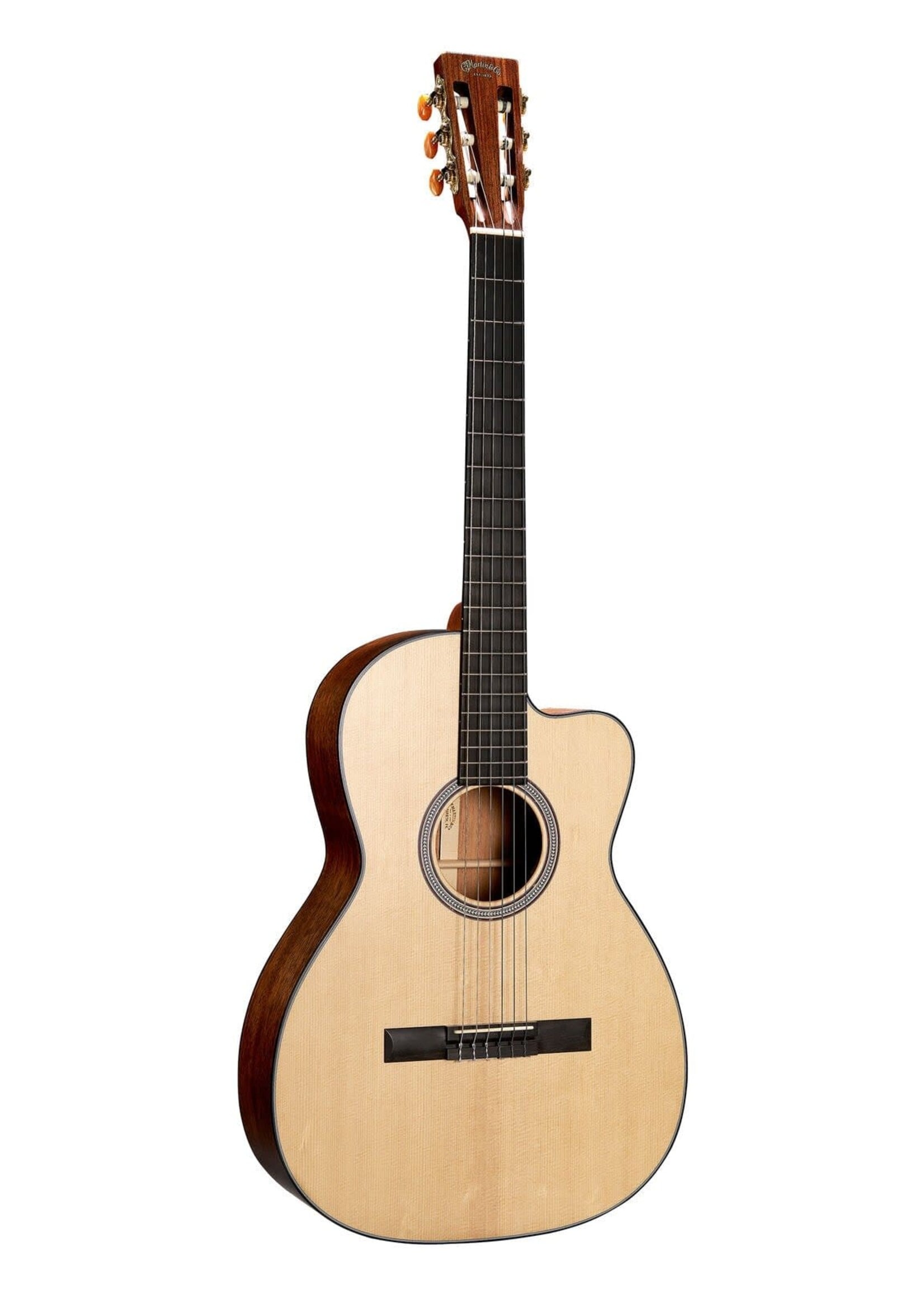 Martin Martin 000C12-16E 16 Series Mahogany Nylon-String Classical Acoustic-Electric Guitar Natural