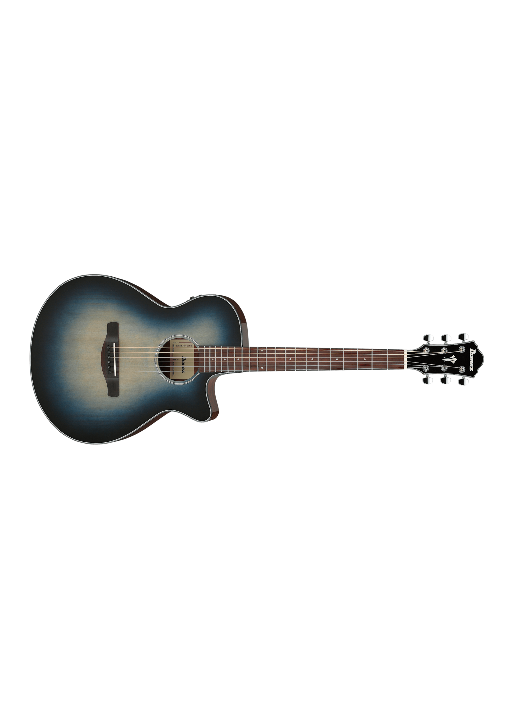 Ibanez Ibanez AEG50IBH Acoustic-Electric Guitar, Indigo Blue Burst High Gloss