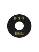 All Parts All Parts AP-0663-023 AP-0663 Rhythm and Treble Switch Ring Black plastic